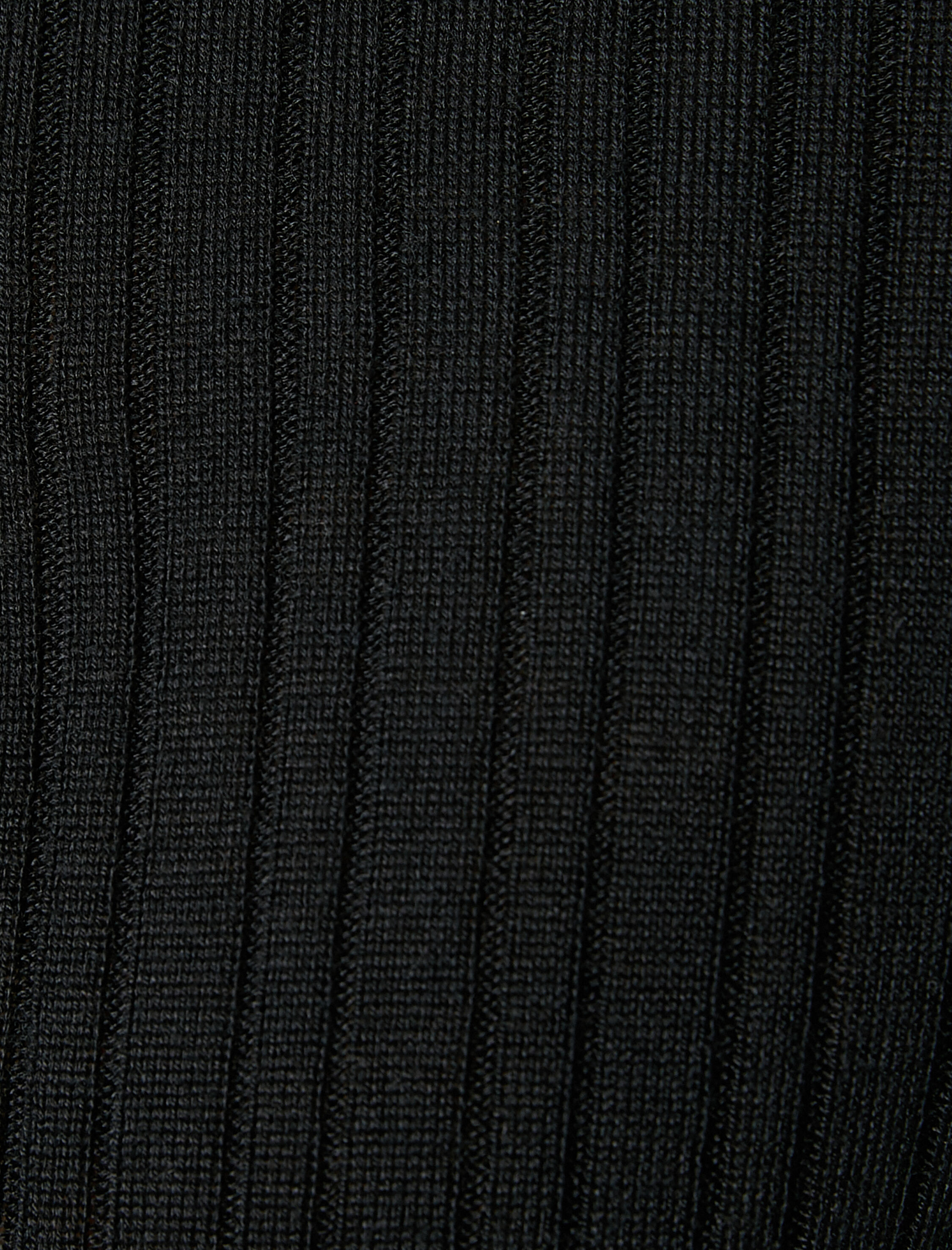   Yarım Fermuarlı Kazak Dik Yaka Dokulu Uzun Kollu