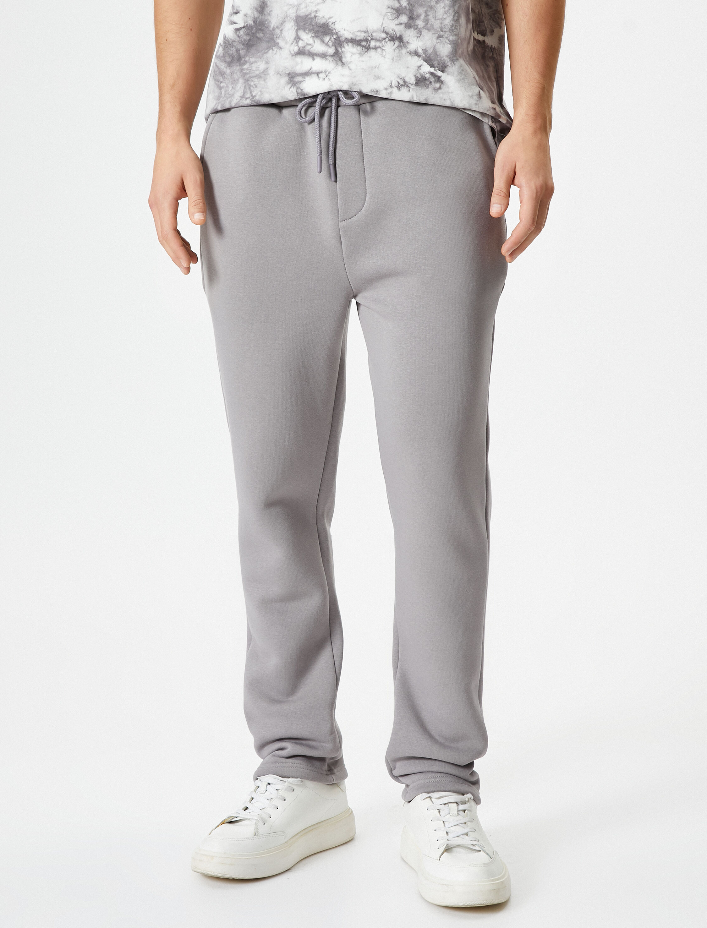   Eşofman Altı Basic Cep Detaylı Beli Bağcıklı