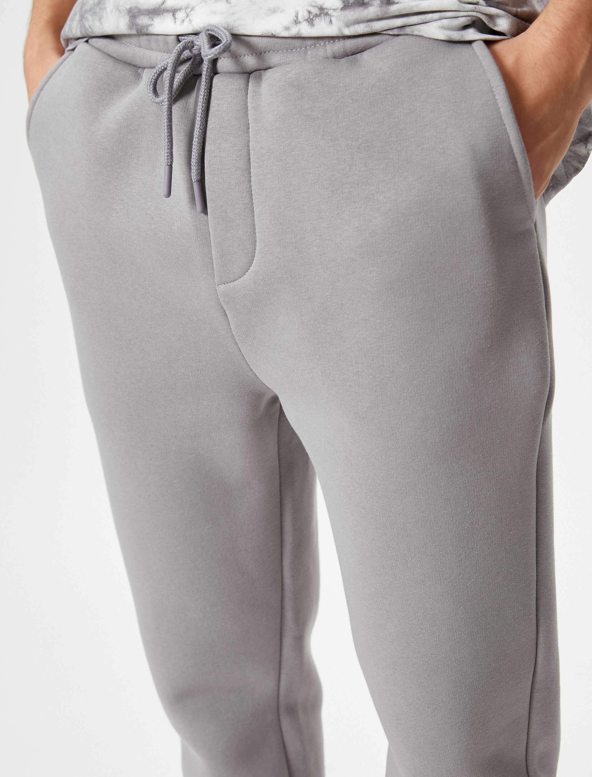   Eşofman Altı Basic Cep Detaylı Beli Bağcıklı