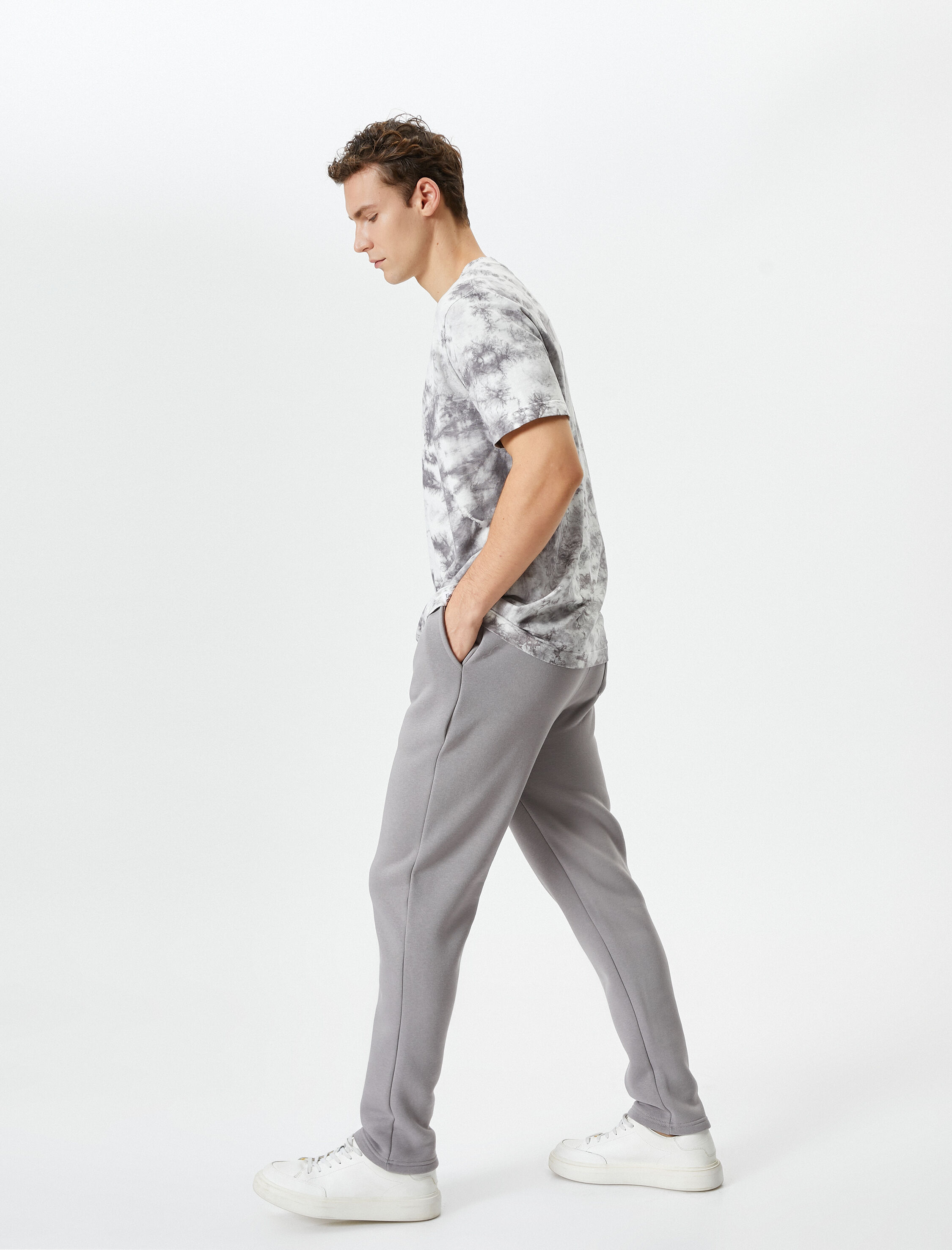   Eşofman Altı Basic Cep Detaylı Beli Bağcıklı