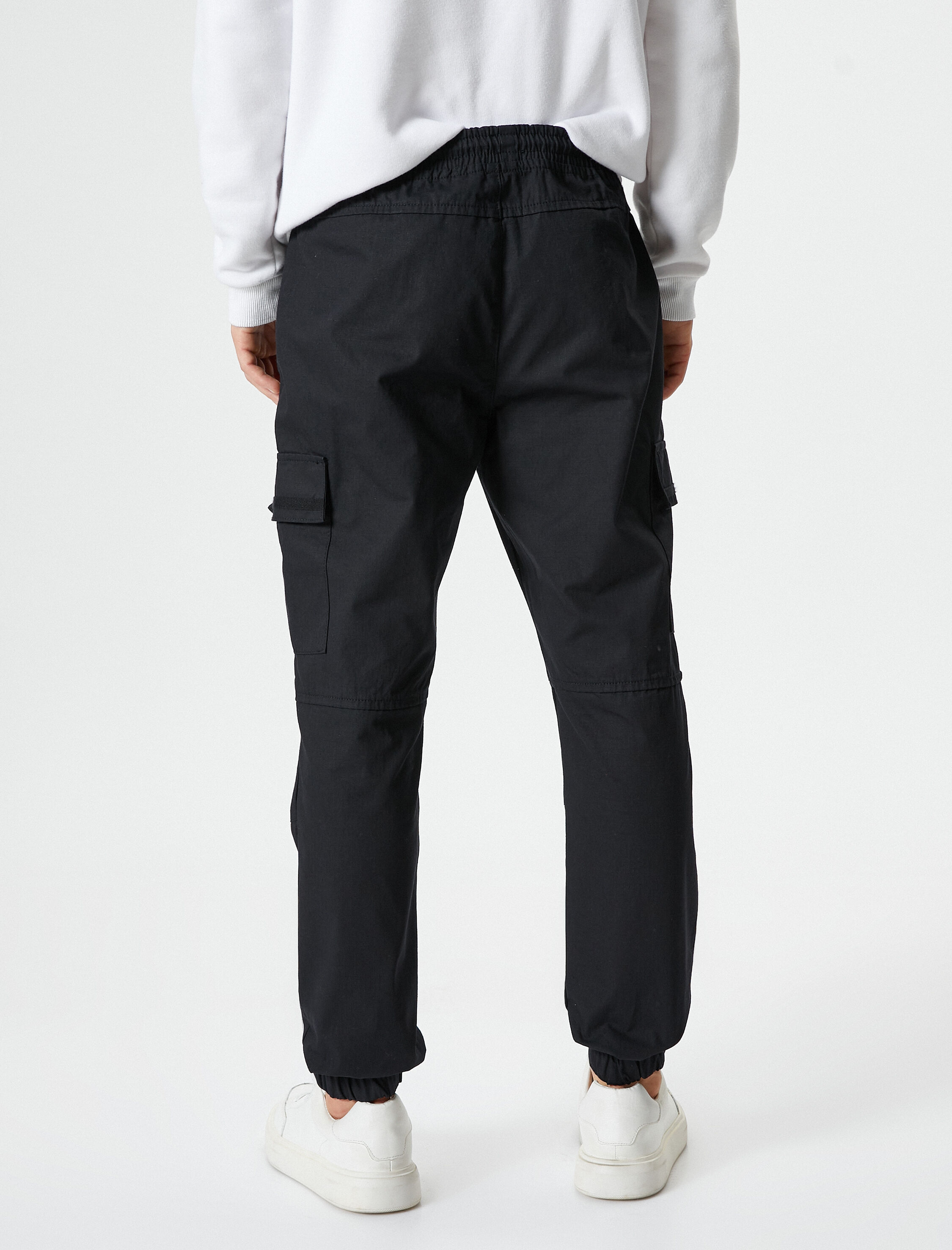   Kargo Jogger Pantolon Beli Bağcıklı Cep Detaylı