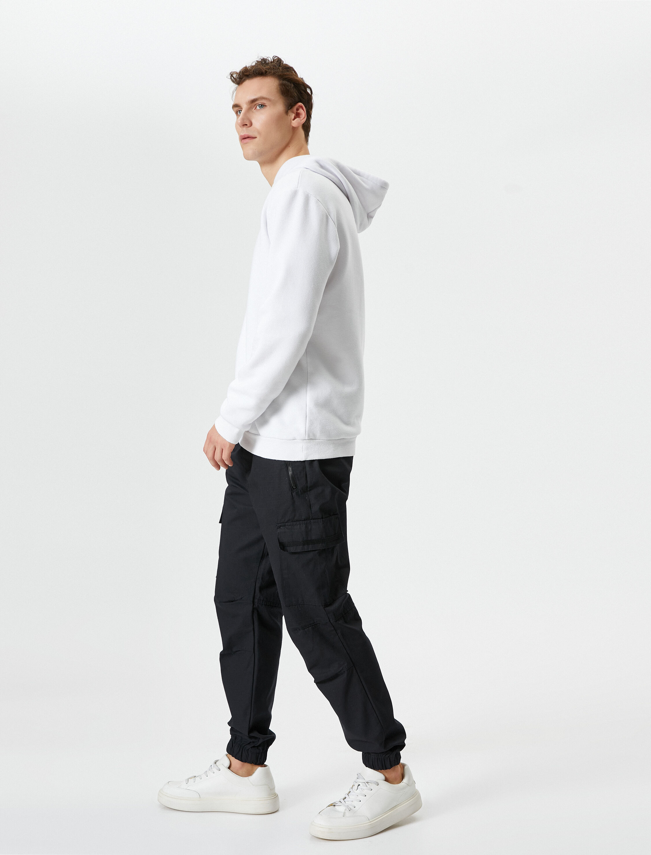   Kargo Jogger Pantolon Beli Bağcıklı Cep Detaylı