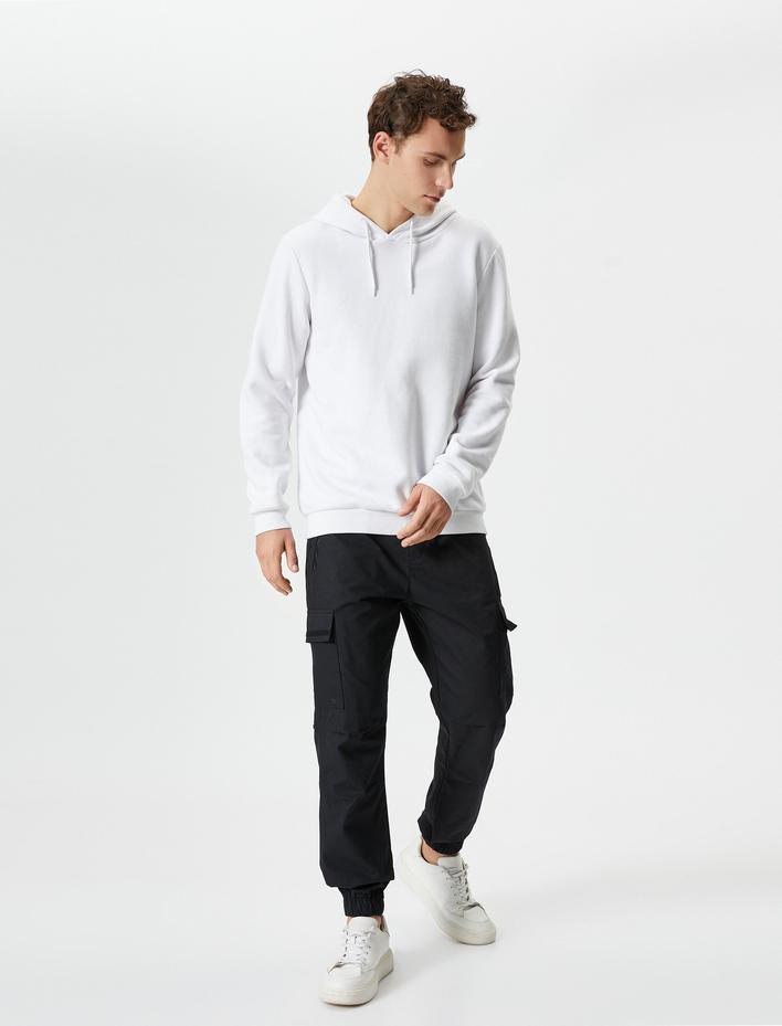  Kargo Jogger Pantolon Beli Bağcıklı Cep Detaylı