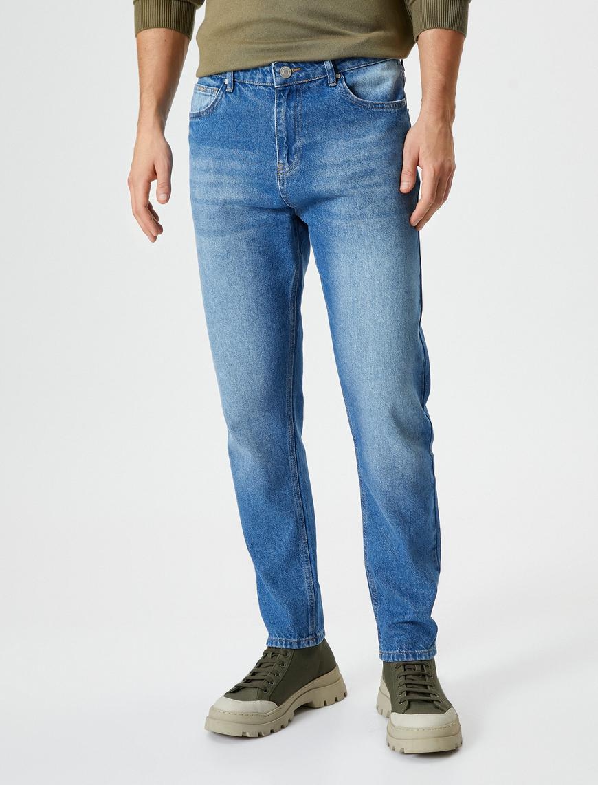   Tapered Fit Kot Pantolon - Joe Jean