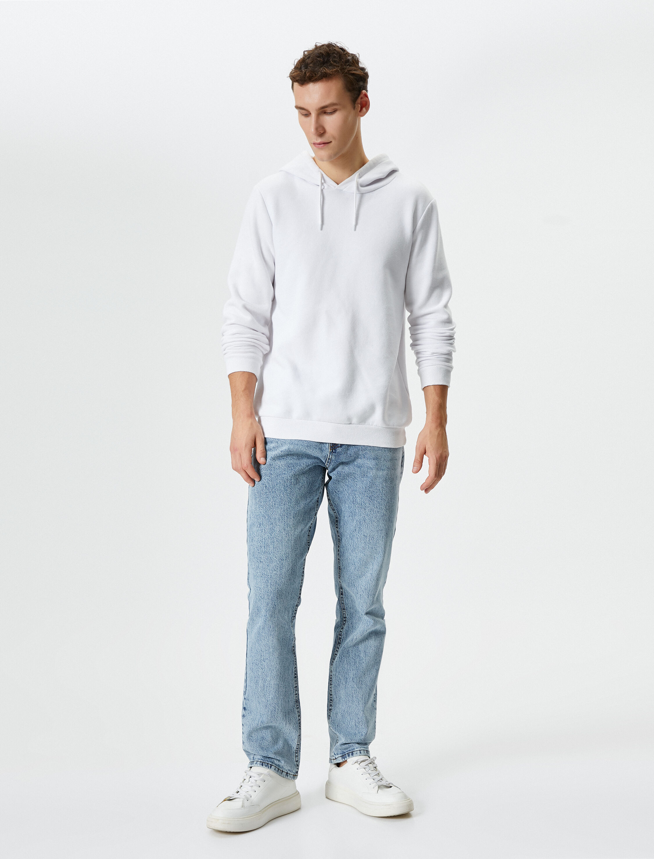   Straight Fit Boru Paça Kot Pantolon - Mark Jean