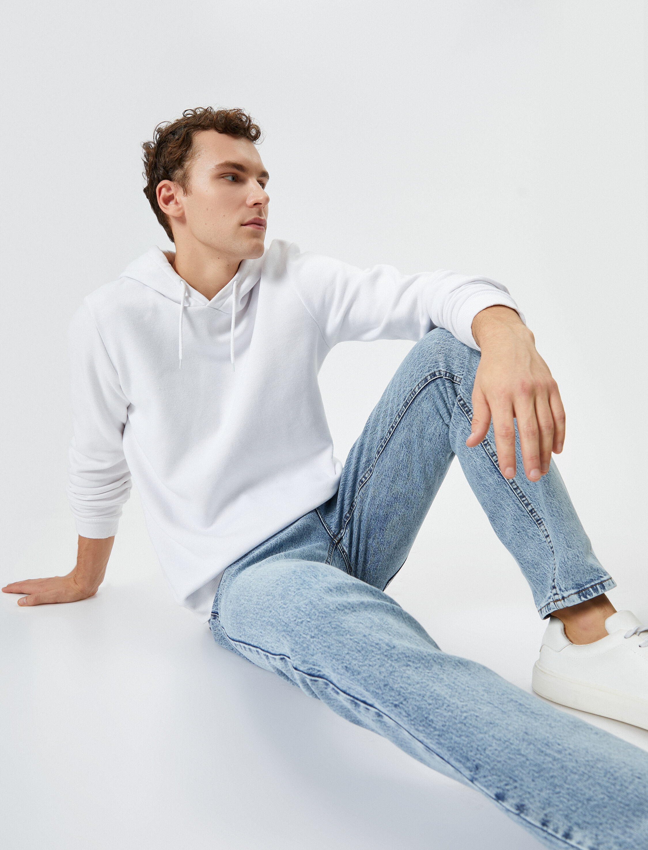   Straight Fit Boru Paça Kot Pantolon - Mark Jean