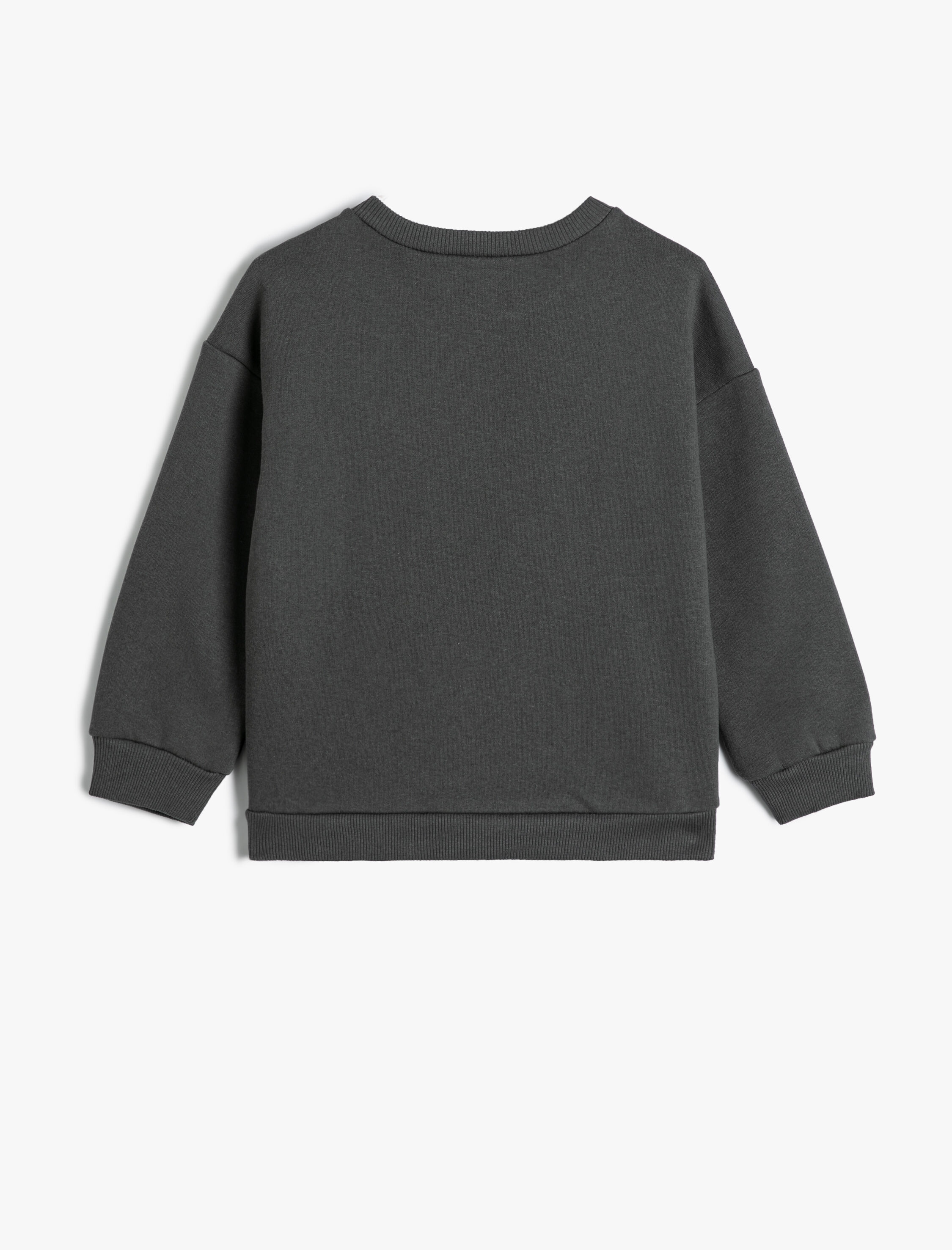  Kız Çocuk Pamuk Prenses Sweat Lisanslı Uzun Kollu Bisiklet Yaka Şardonlu