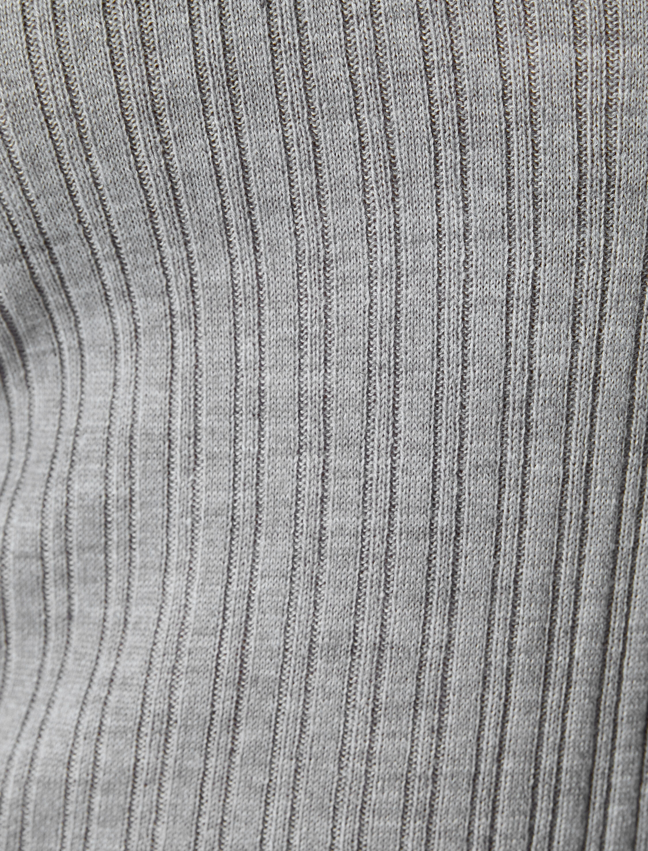   Triko Kazak Yarım Fermuarlı Geniş Yaka Fitilli  Kaşmir Dokulu