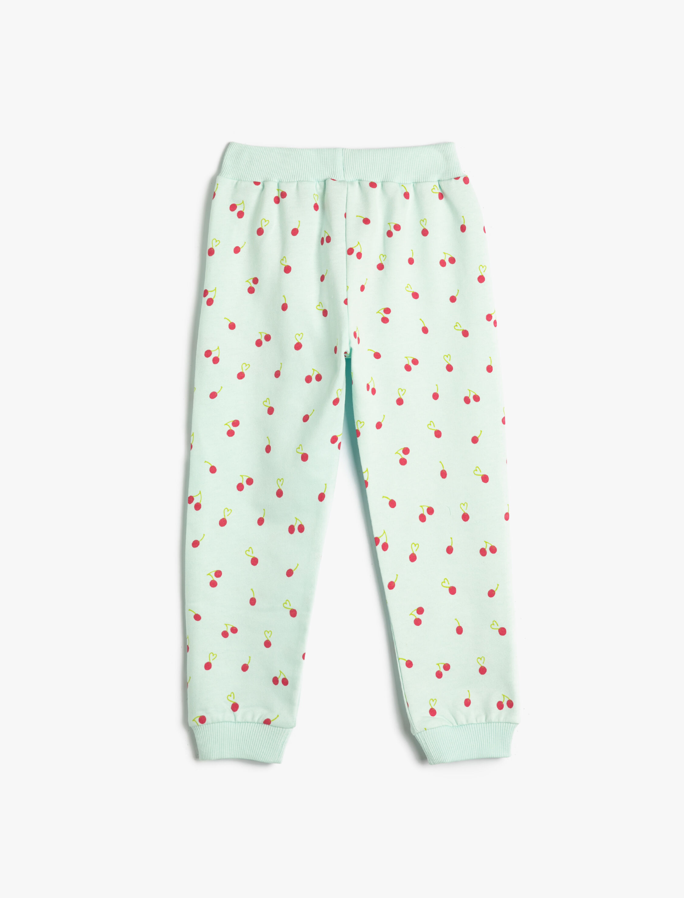  Kız Bebek Jogger Eşofman Altı Beli Bağlamalı Pamuklu Şardonlu