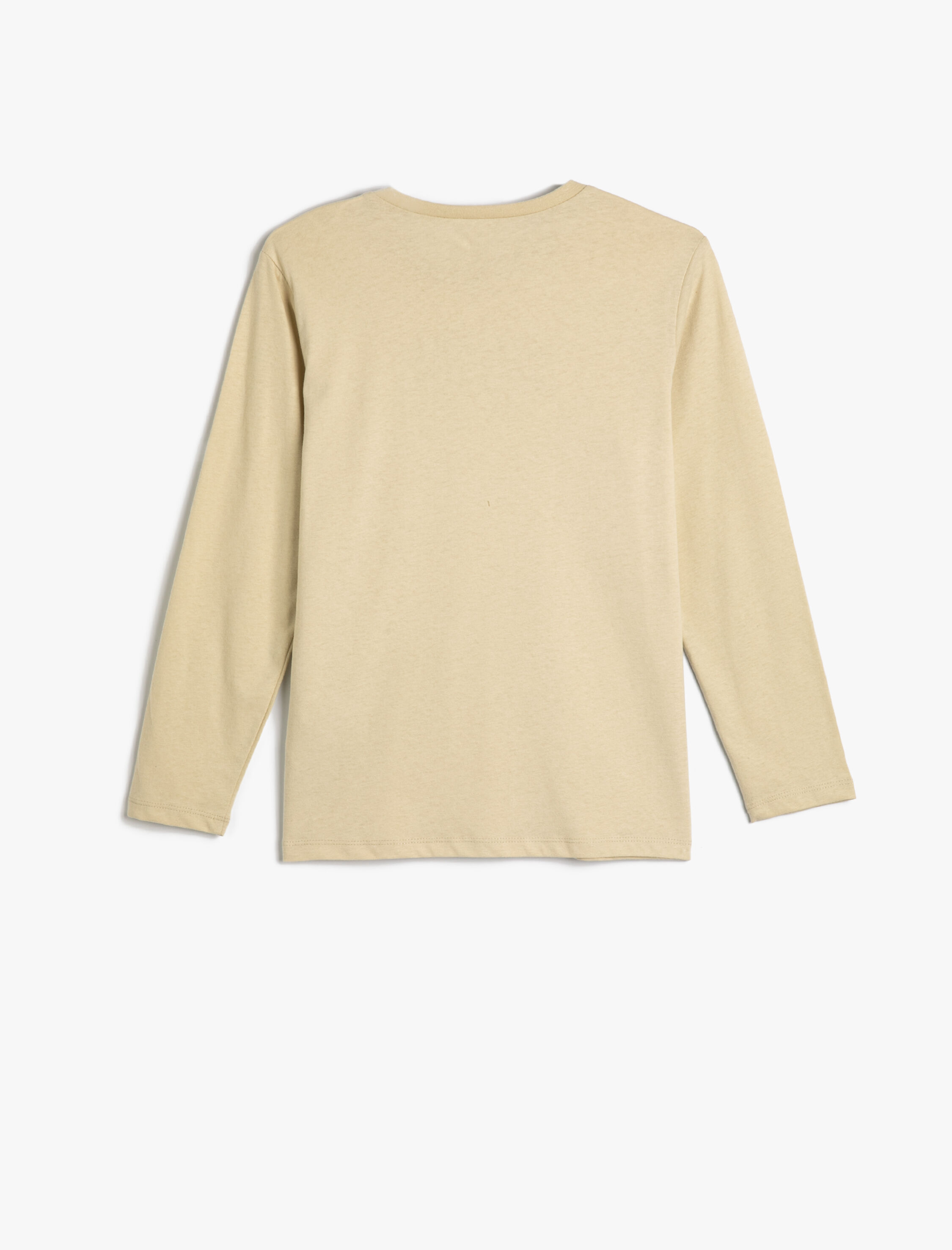  Erkek Çocuk Tişört Uzun Kollu Bisiklet Yaka Slogan Baskılı Pamuklu