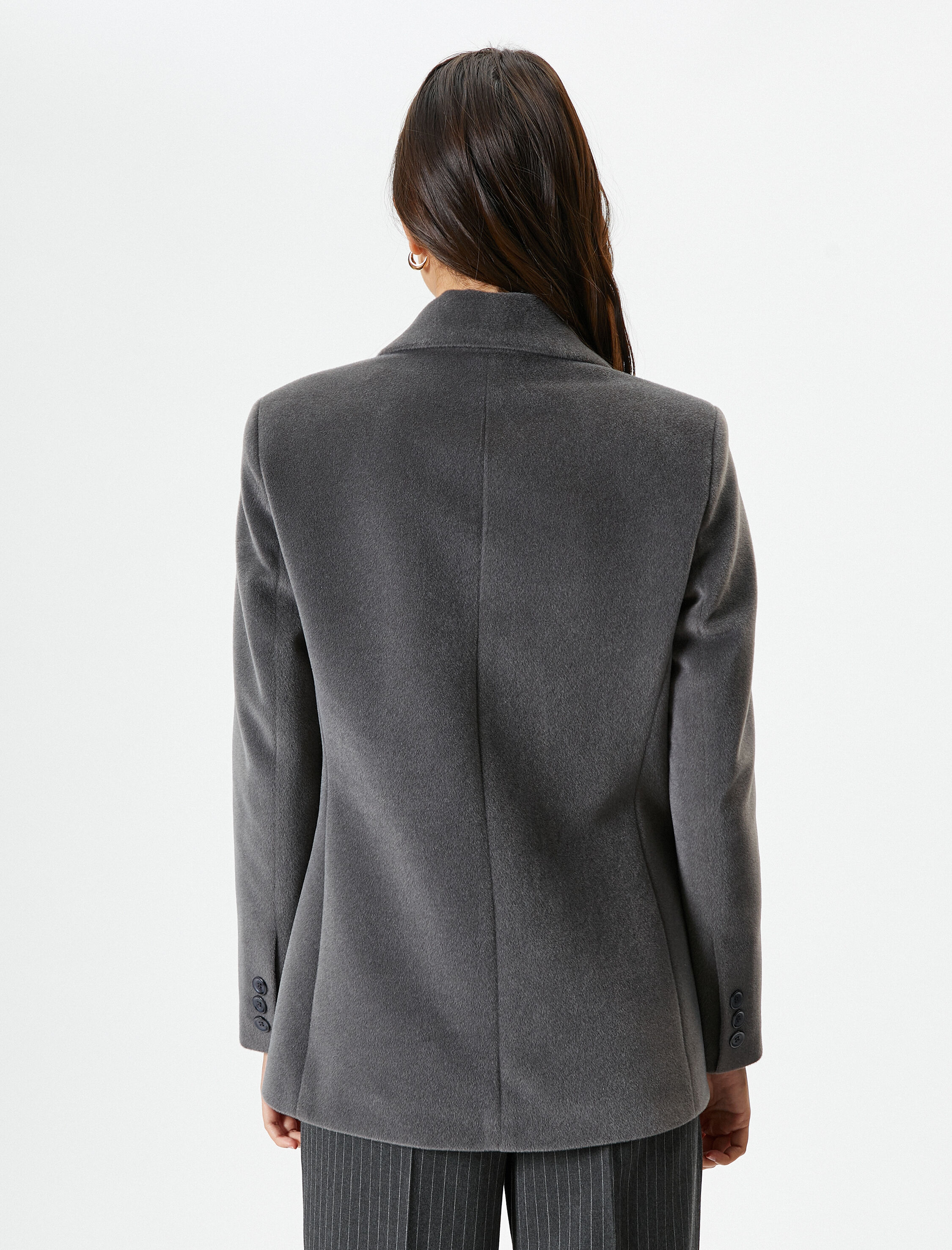   Blazer Mont Kruvaze Düğmeli Kapaklı Cepli