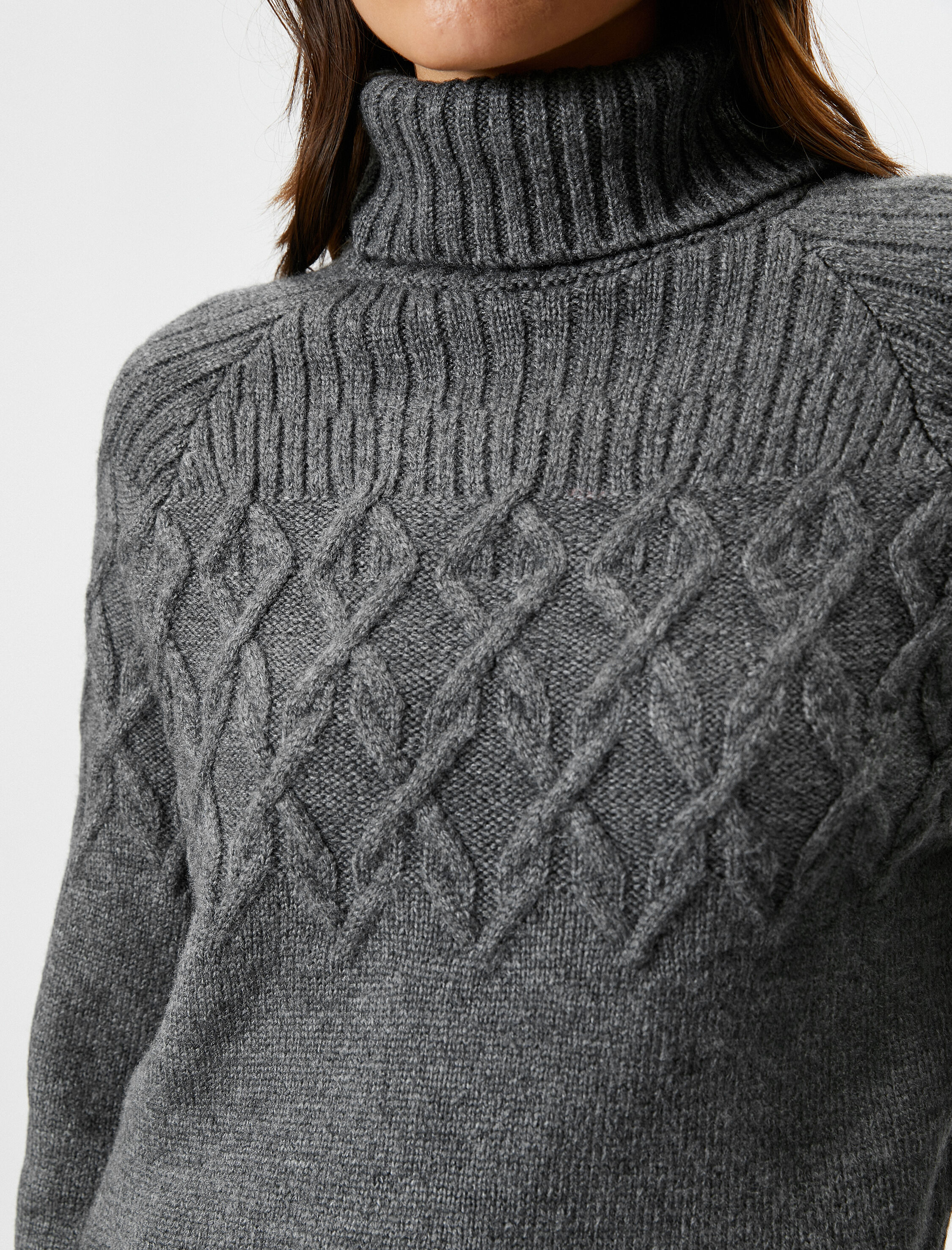   Koton X Şahika Ercümen - Örgü Boğazlı Kazak