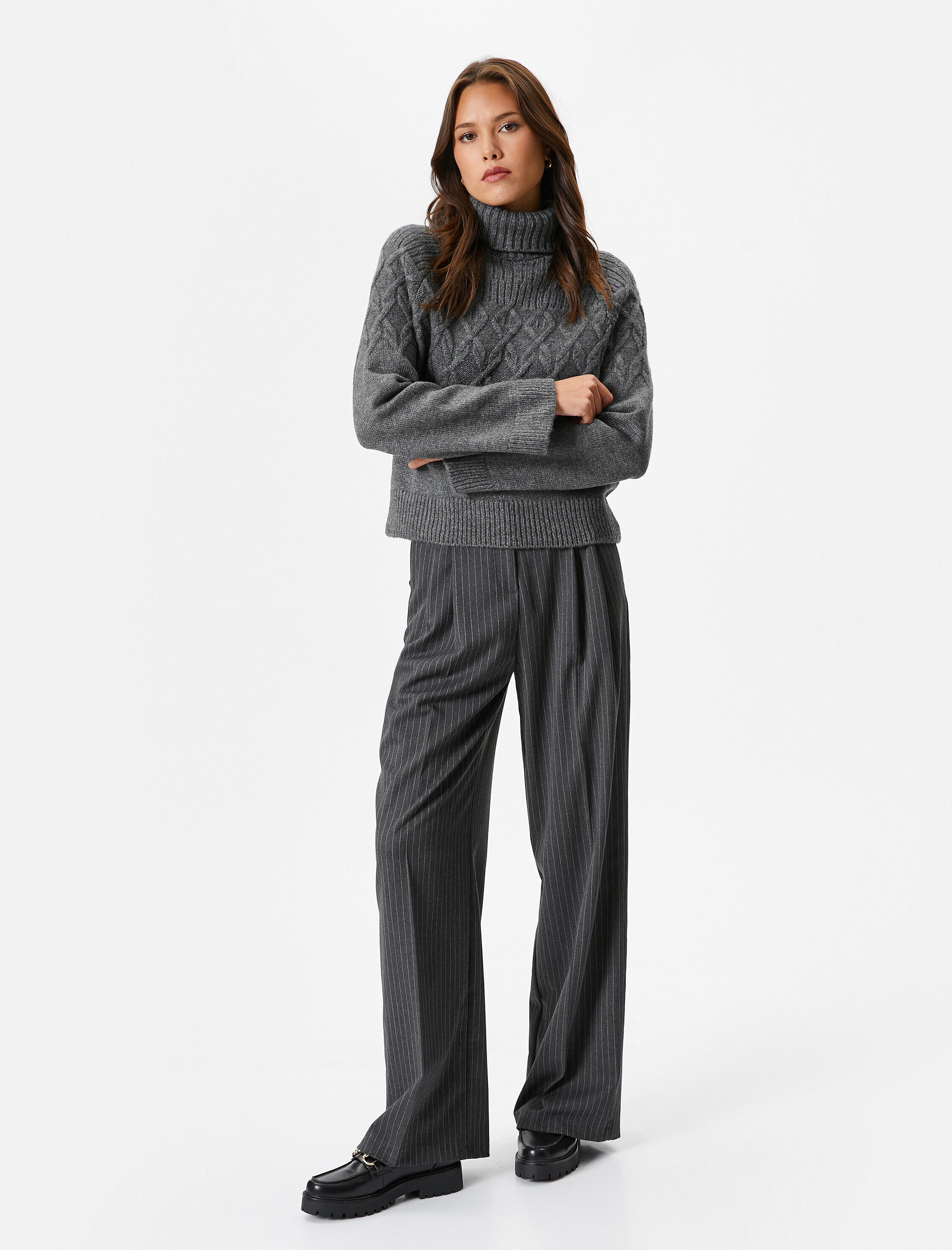   Koton X Şahika Ercümen - Örgü Boğazlı Kazak