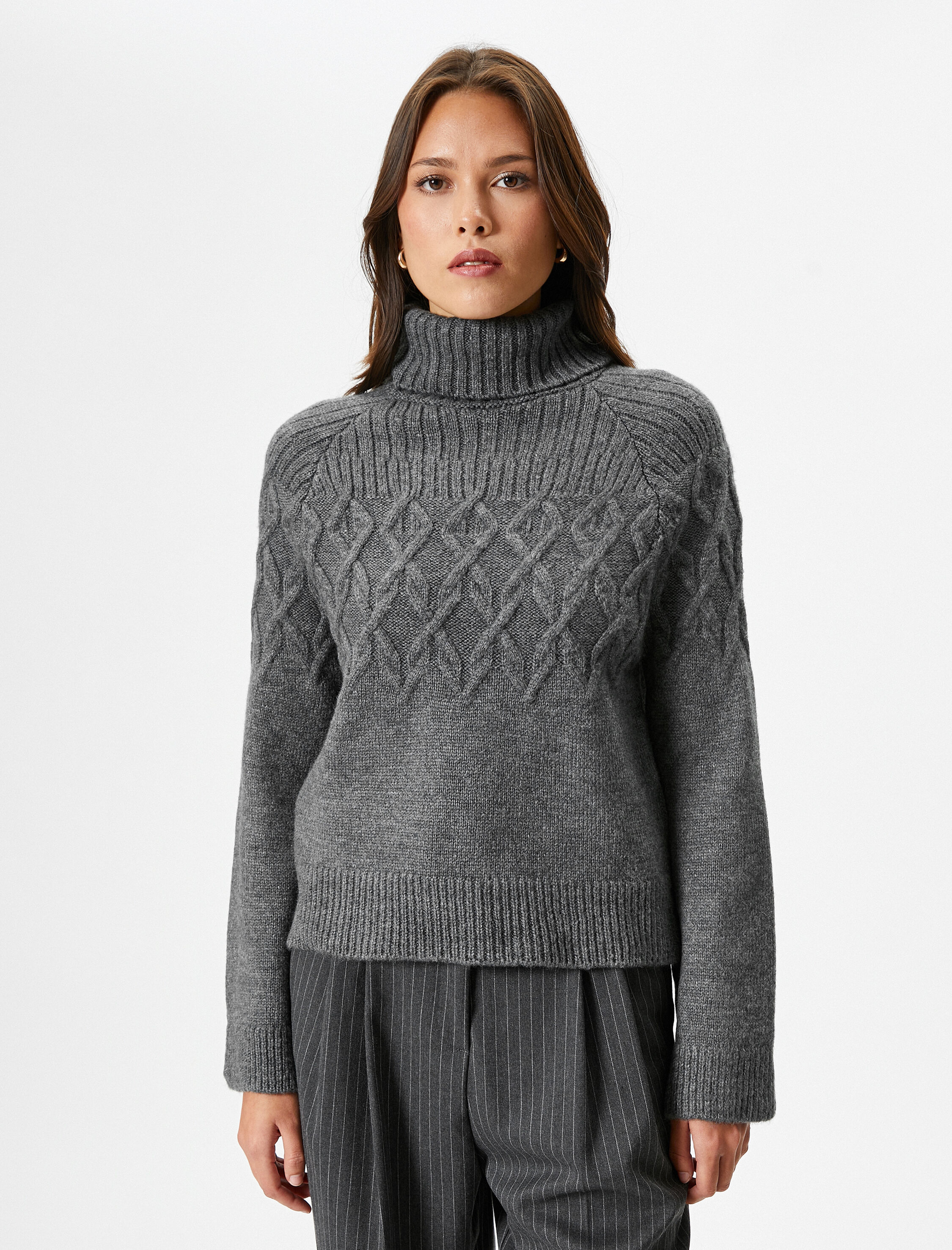   Koton X Şahika Ercümen - Örgü Boğazlı Kazak