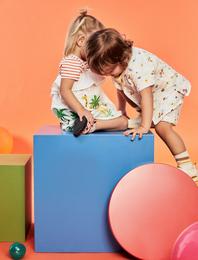 Şort Beli Lastikli Cepli Diz Üstü Pamuklu