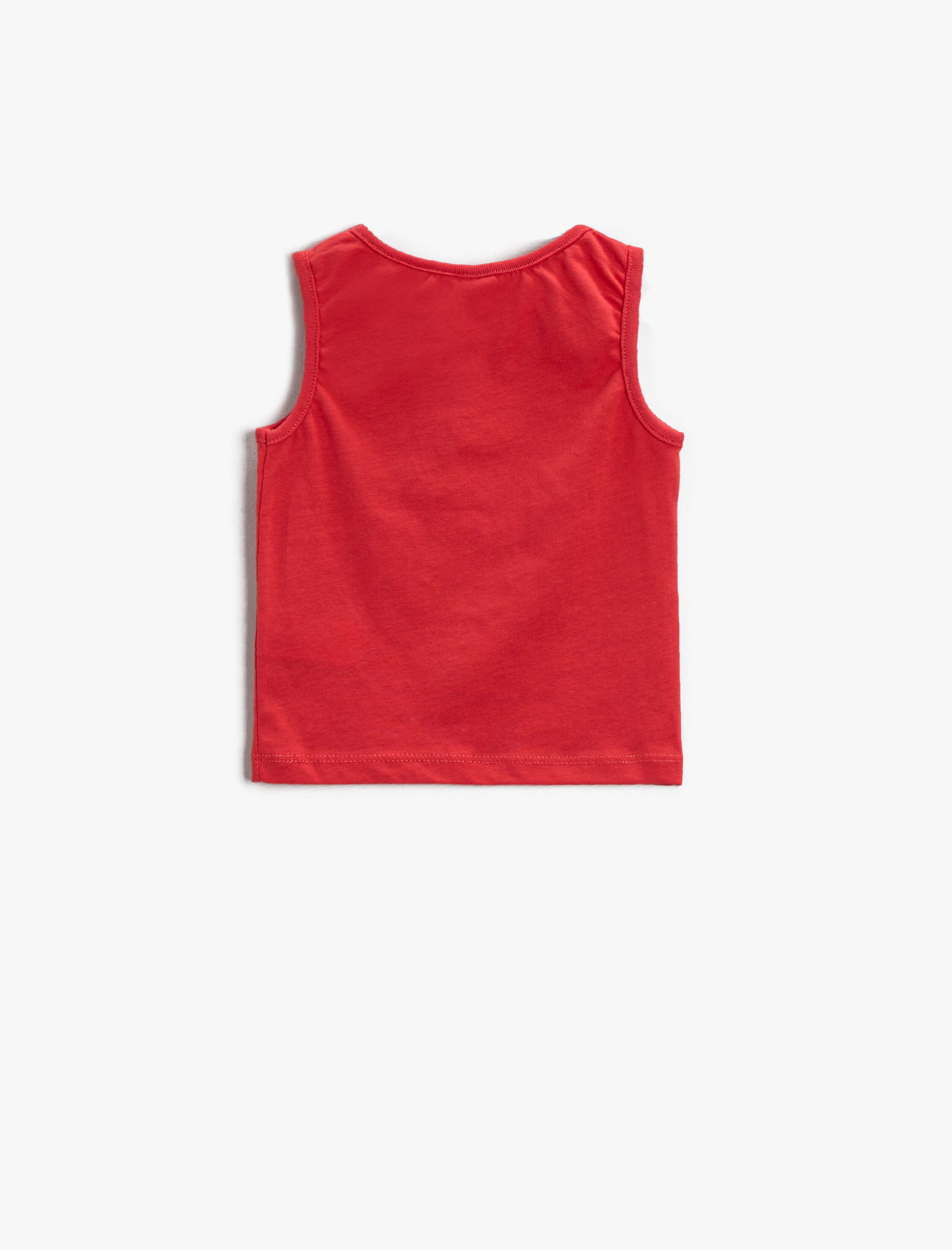  Erkek Bebek Baskılı Atlet Cep Detaylı Bisiklet Yaka Pamuklu