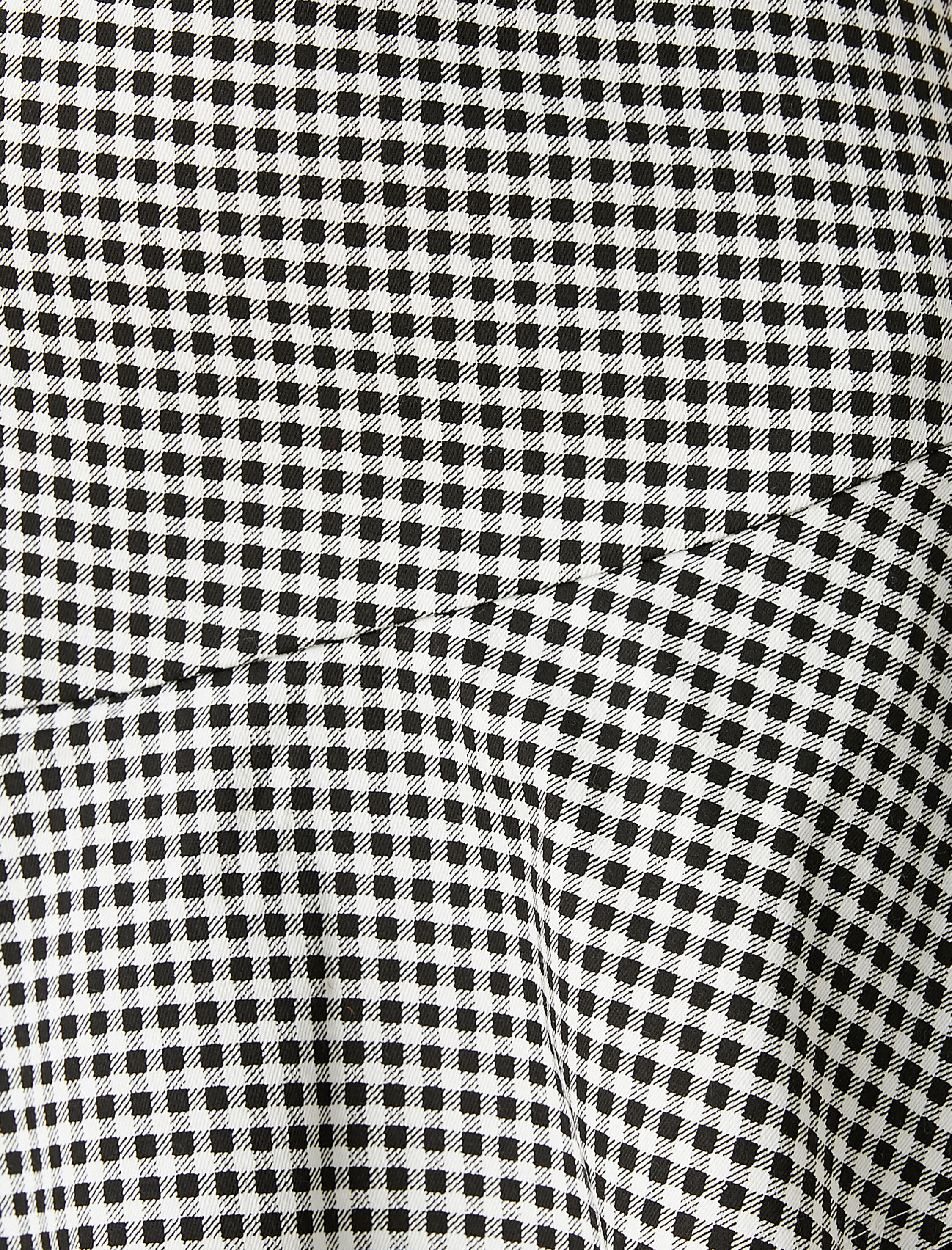   Kareli Fırfırlı Şort Etek