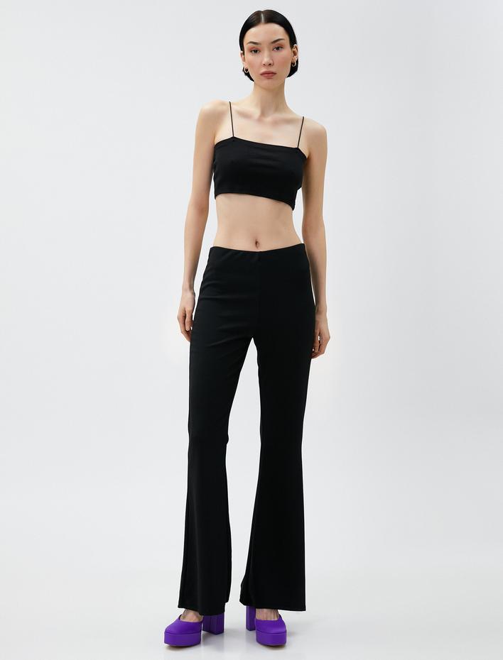  İspanyol Paça Tayt Pantolon