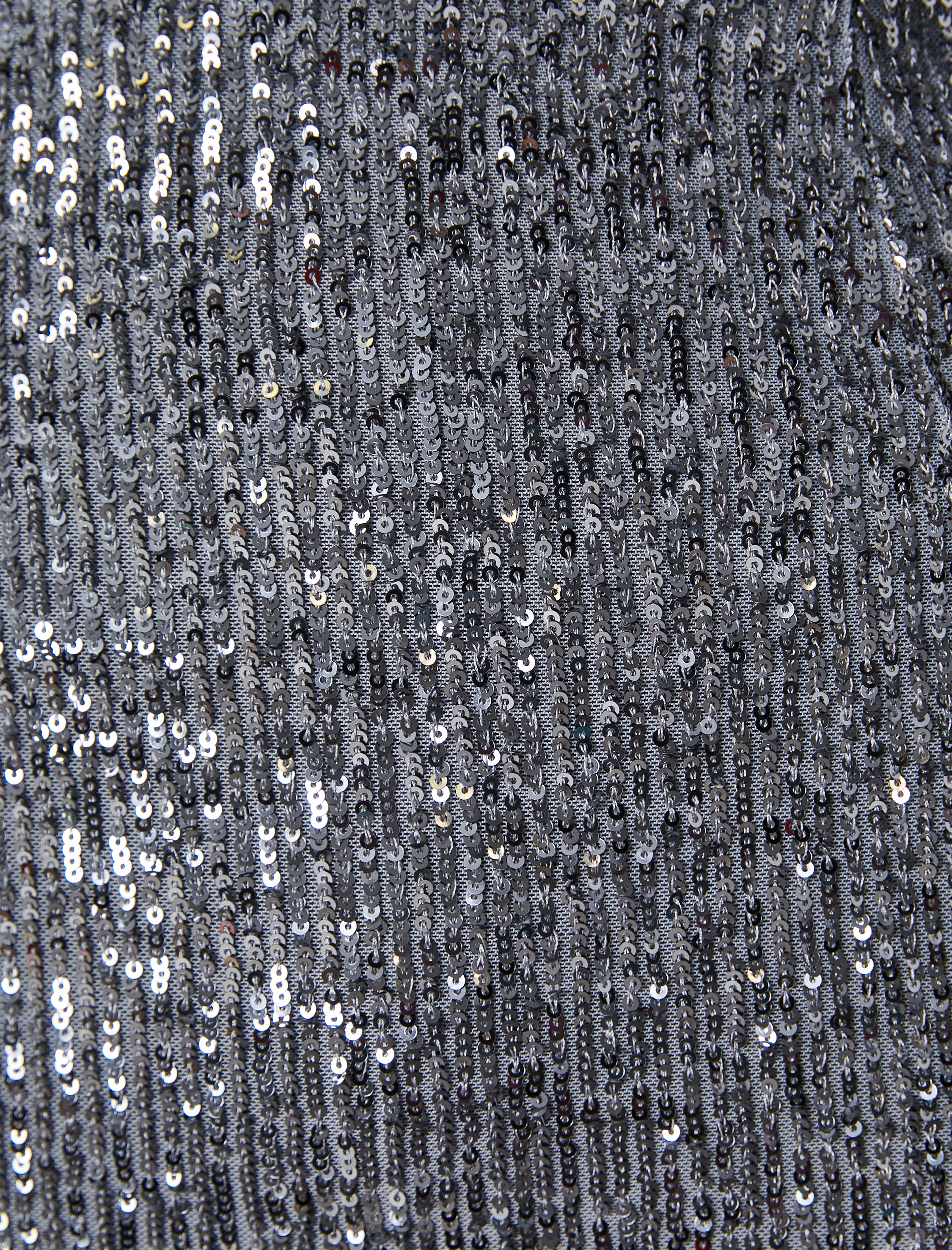 Payetli Midi Etek Astarlı Normal Bel