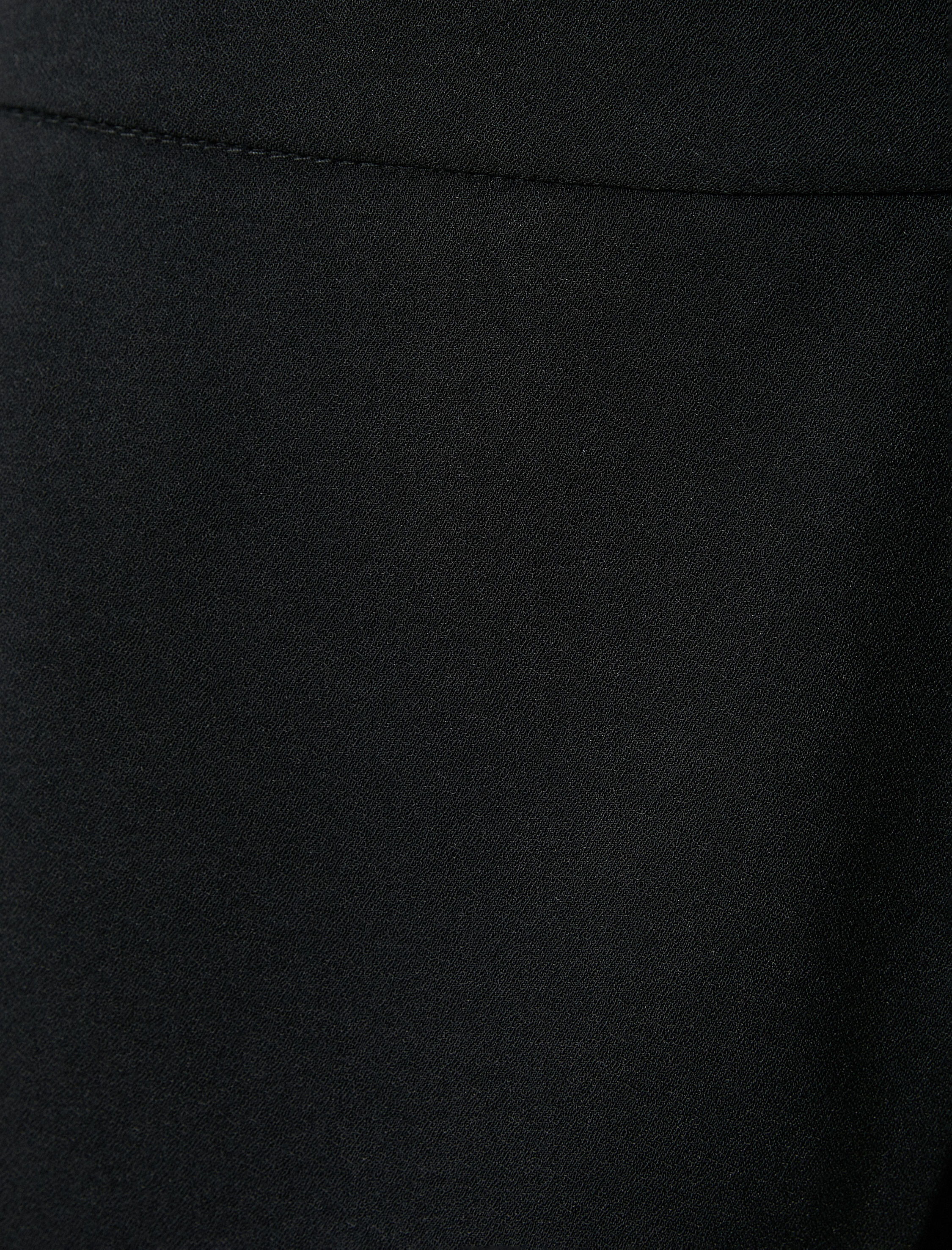   Bol Paça Pantolon Yüksek Bel Kapaklı Düğmeli