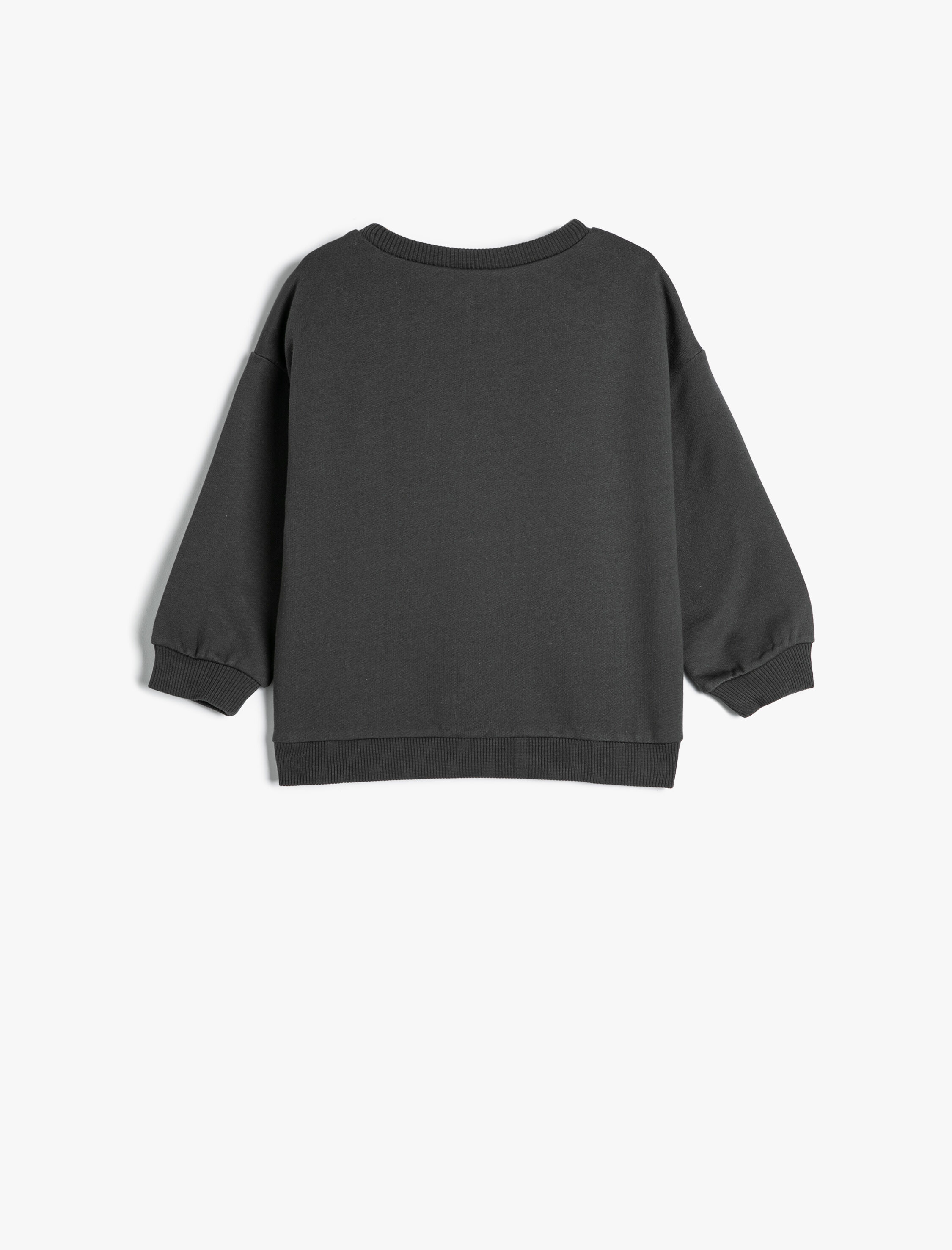  Kız Bebek Stitch Sweat Lisanslı Uzun Kollu Bisiklet Yaka Pamuklu Şardonlu