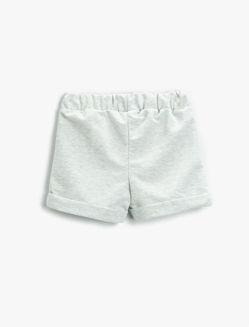  Kız Çocuk Basic Mini Şort Pamuklu