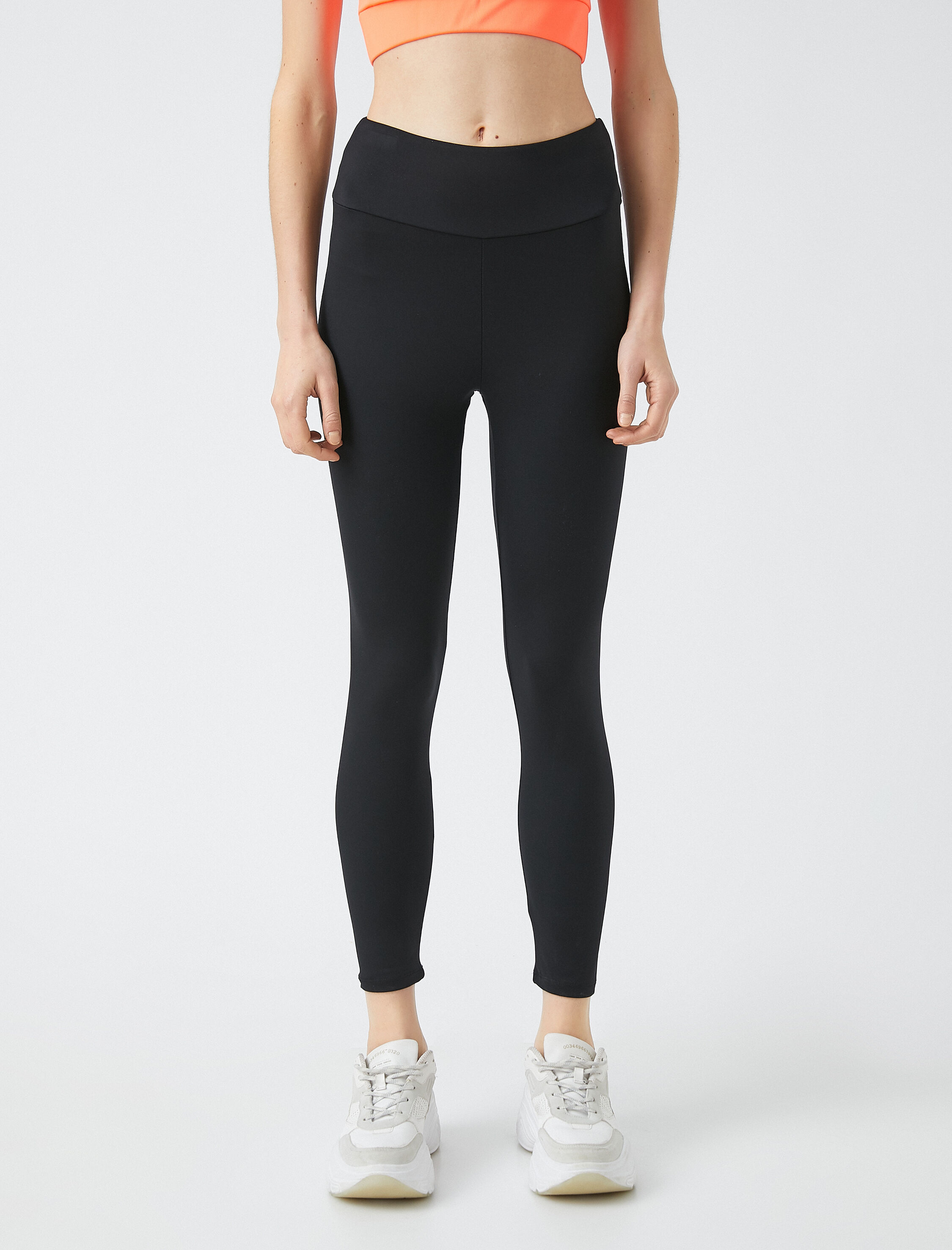   Yüksek Bel Uzun Spor Tayt