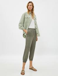 Beli Bağlamalı Jogger Pantolon