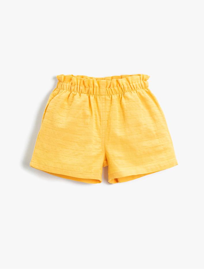 Kız Çocuk Basic Rahat Kesim Şort Pamuklu