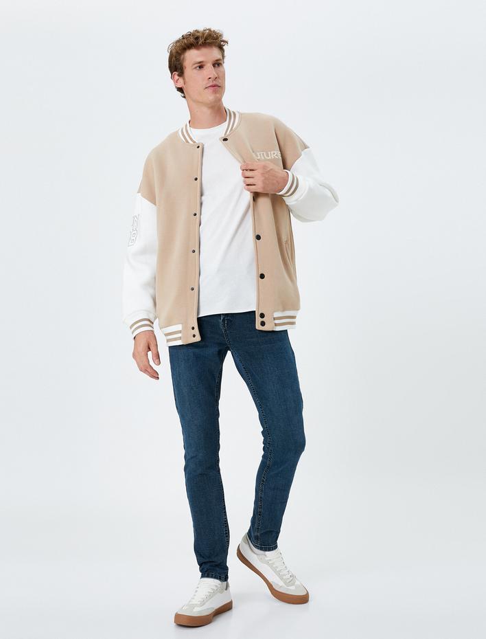  Skinny Fit Kot Pantolon - Michael Jean