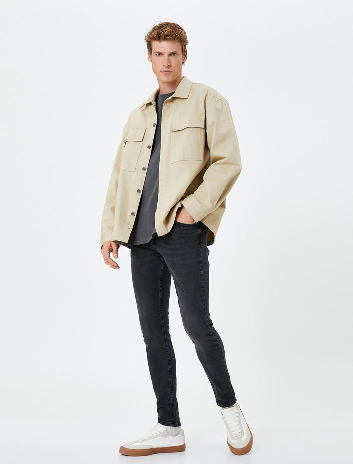  Super Skinny Fit Kot Pantolon - Justin Jean