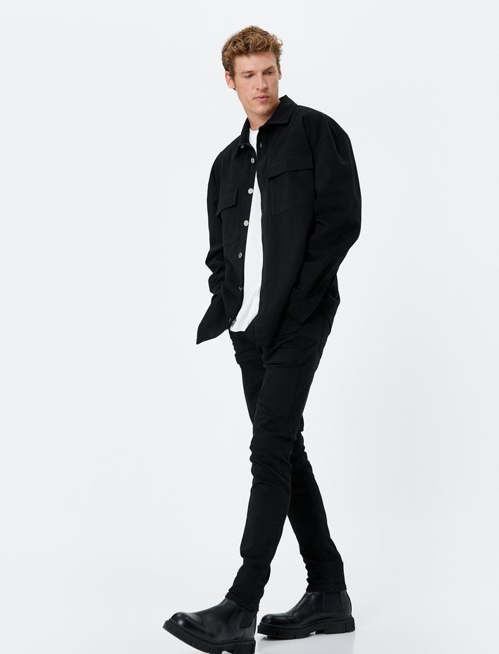  Skinny Fit Kot Pantolon - Michael Jean