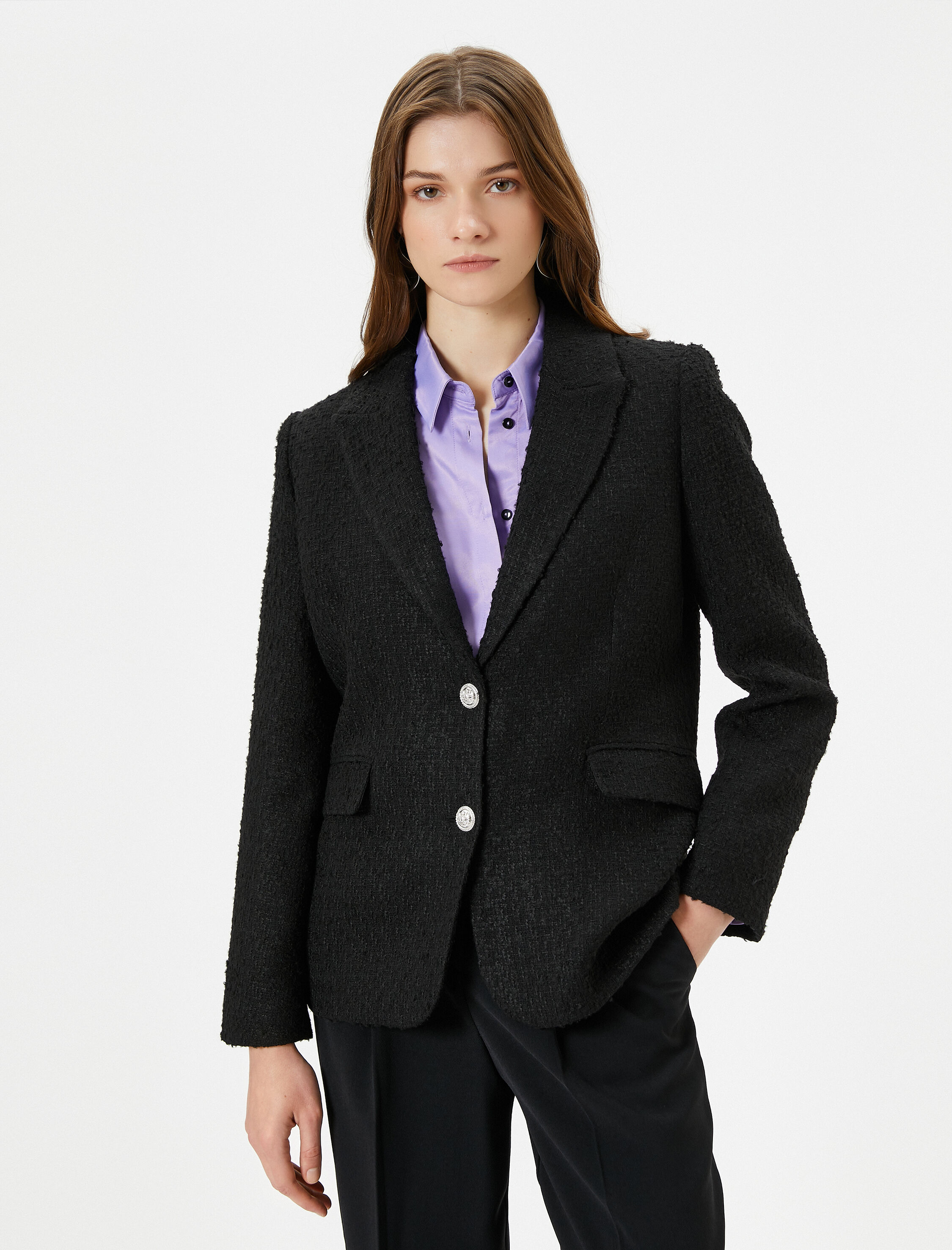   Tüvit Blazer Ceket