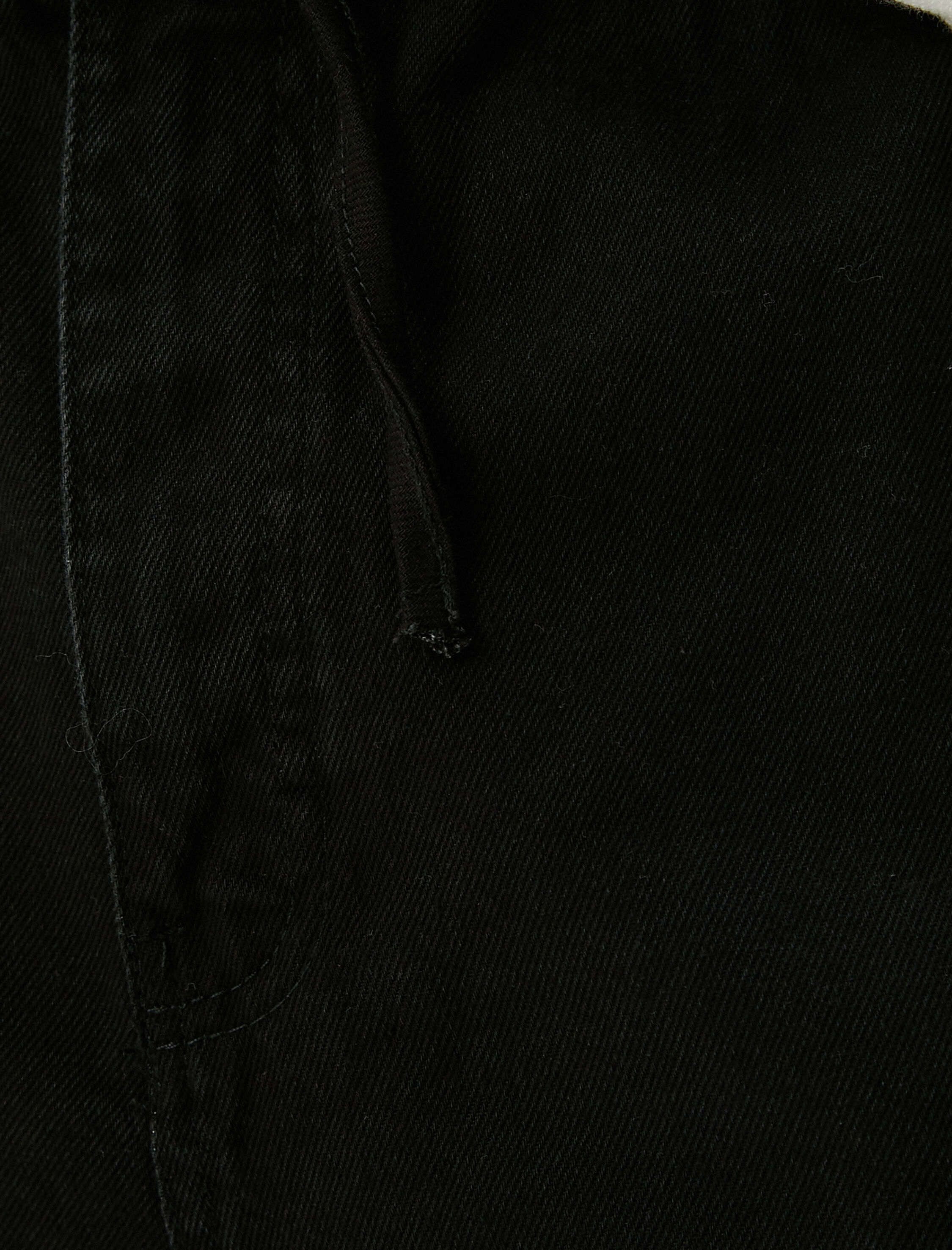   Paraşüt Kot Pantolon Beli Bağcıklı Cep Detaylı