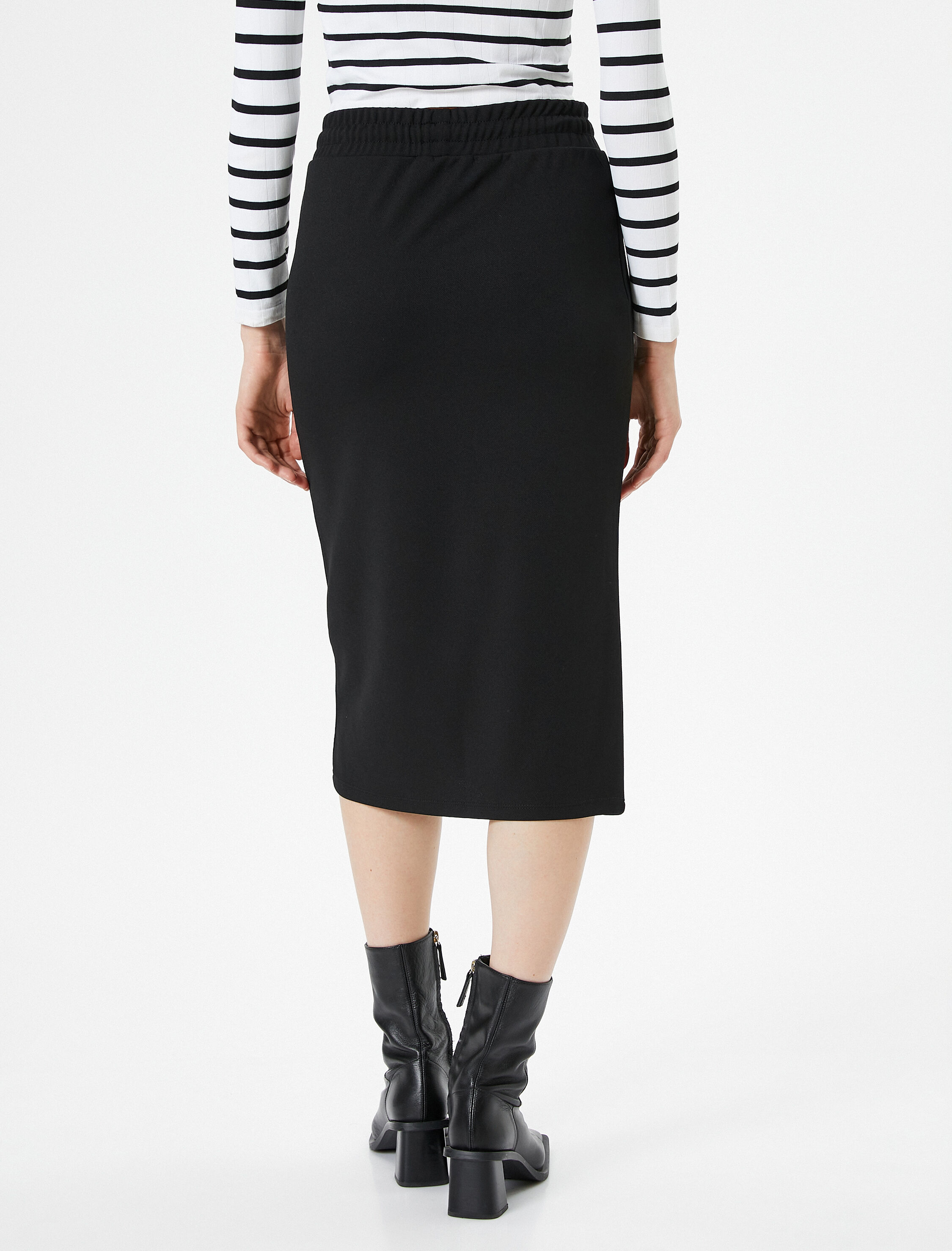   Midi Etek Beli Bağcıklı