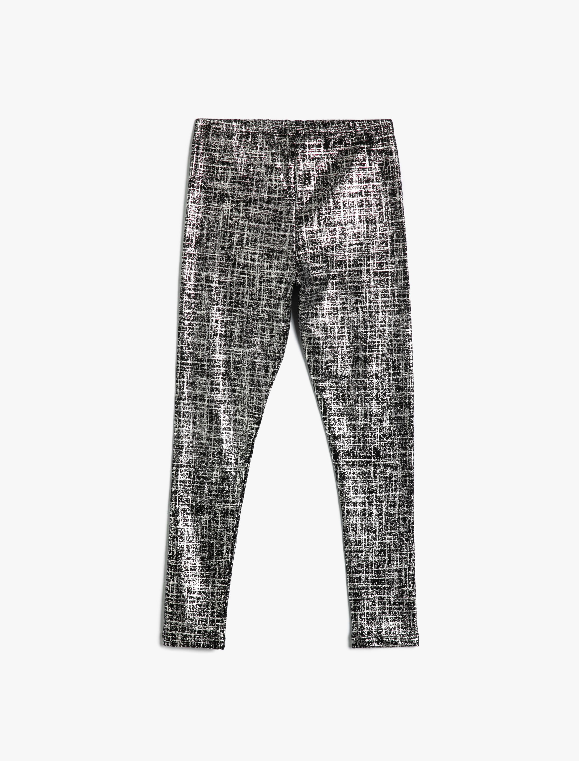  Kız Çocuk Pamuk Tayt Beli Lastikli