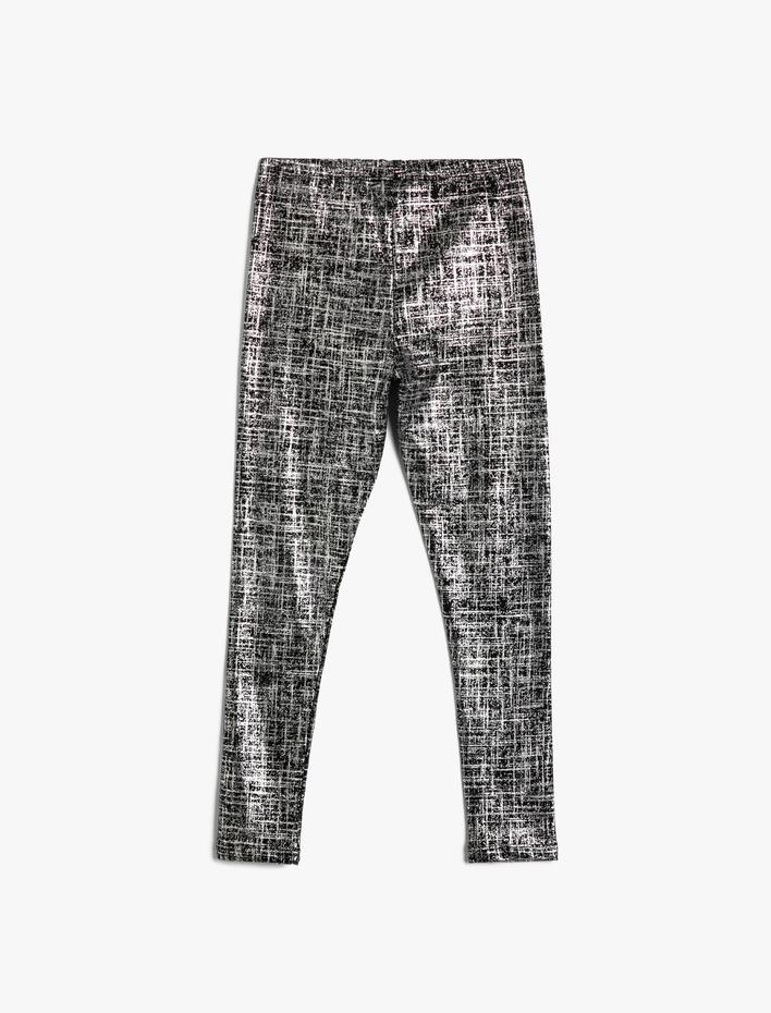 Kız Çocuk Pamuk Tayt Beli Lastikli