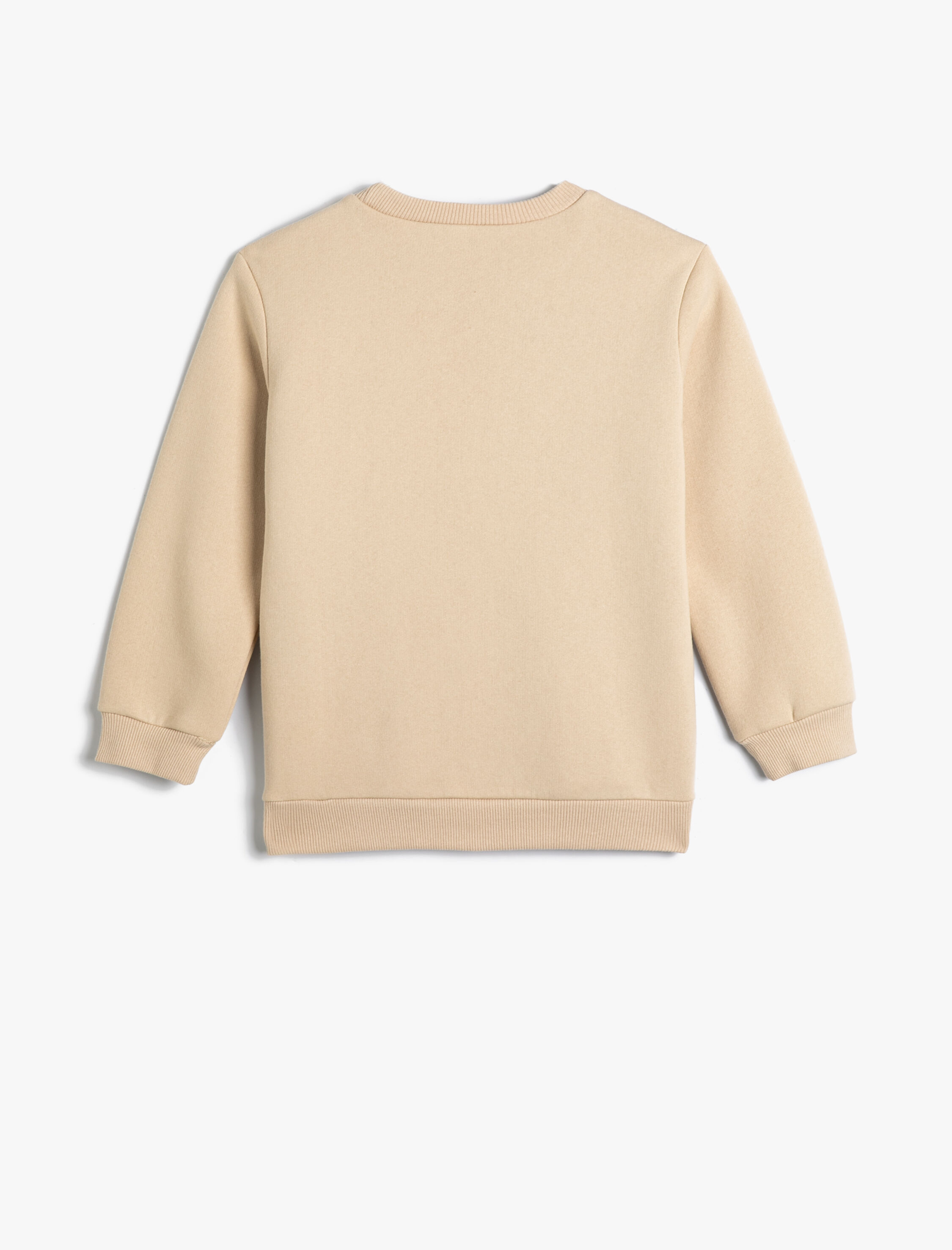  Erkek Çocuk Sweat Yarış Temalı Araba Baskılı Uzun Kollu Bisiklet Yaka Şardonlu