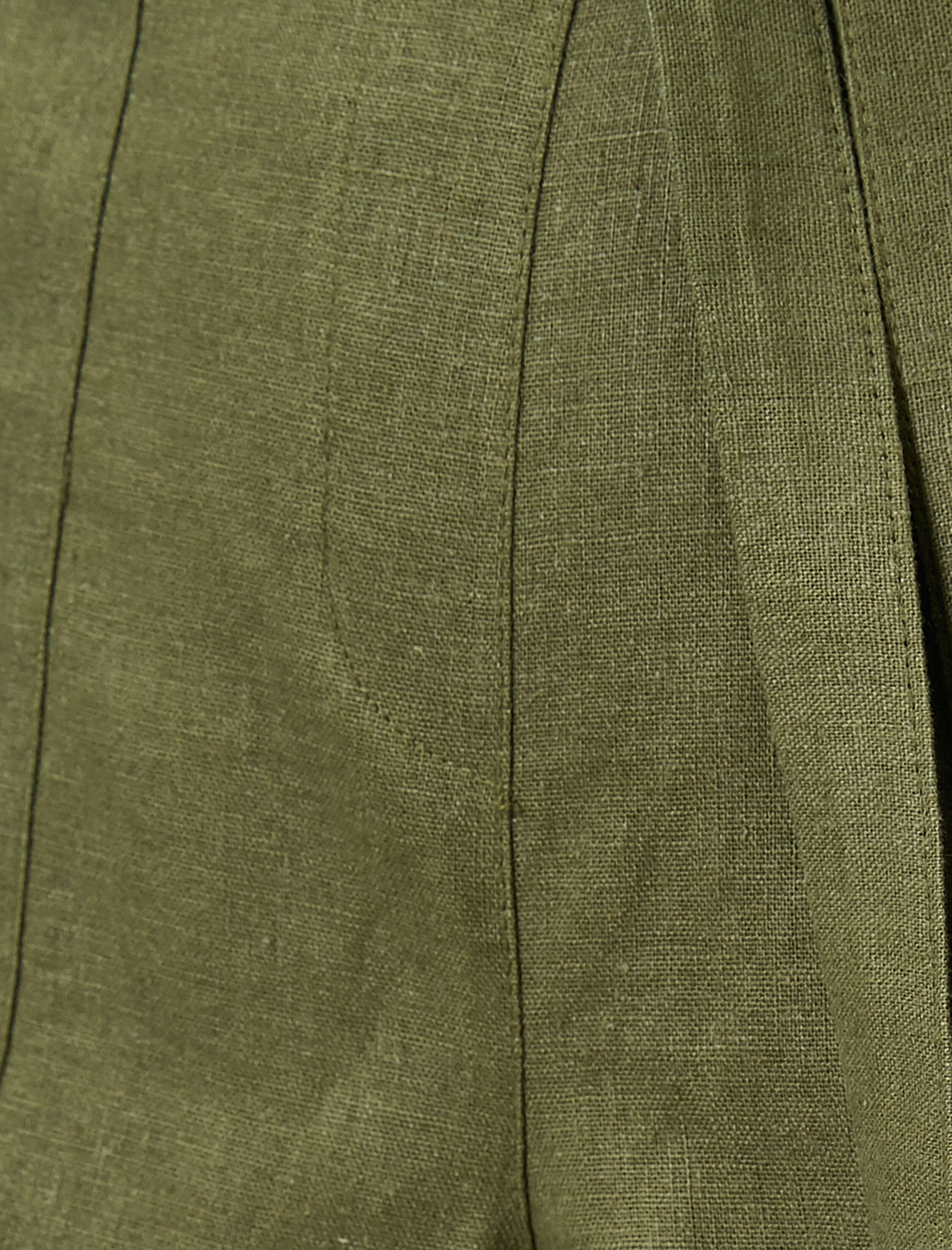   Bağcıklı Keten Şort