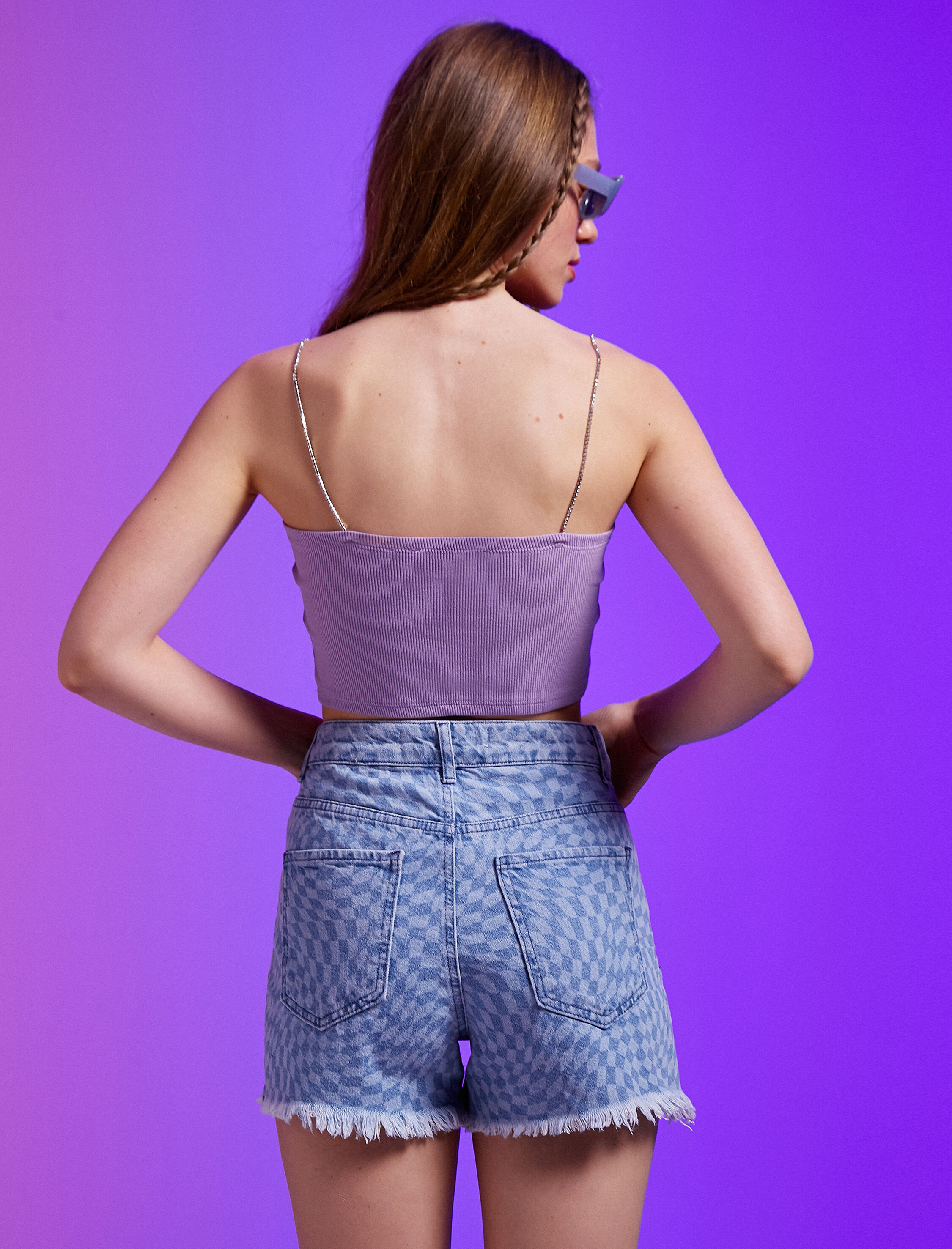   İnce Askılı Crop Büstiyer