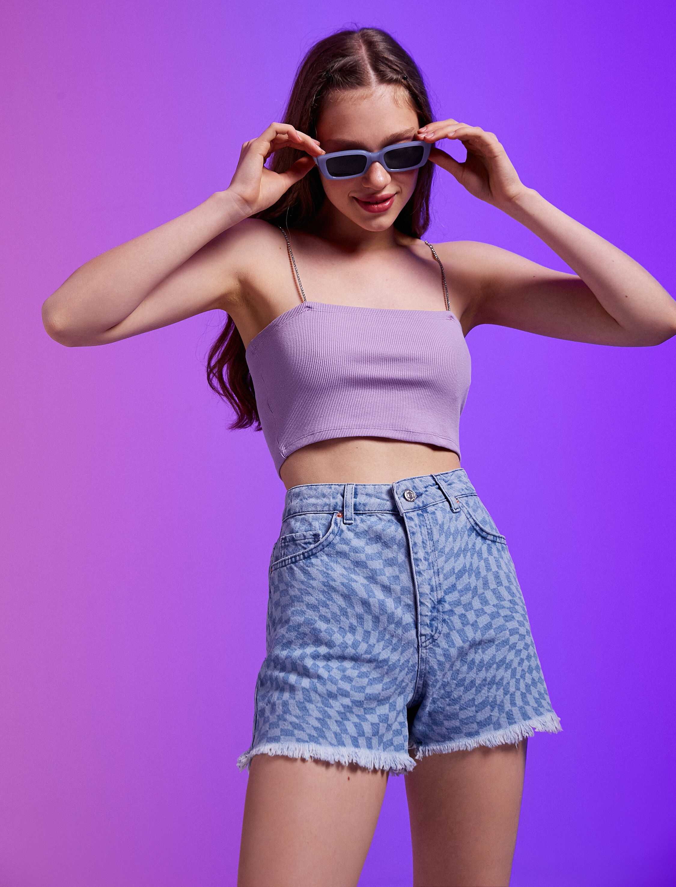   İnce Askılı Crop Büstiyer