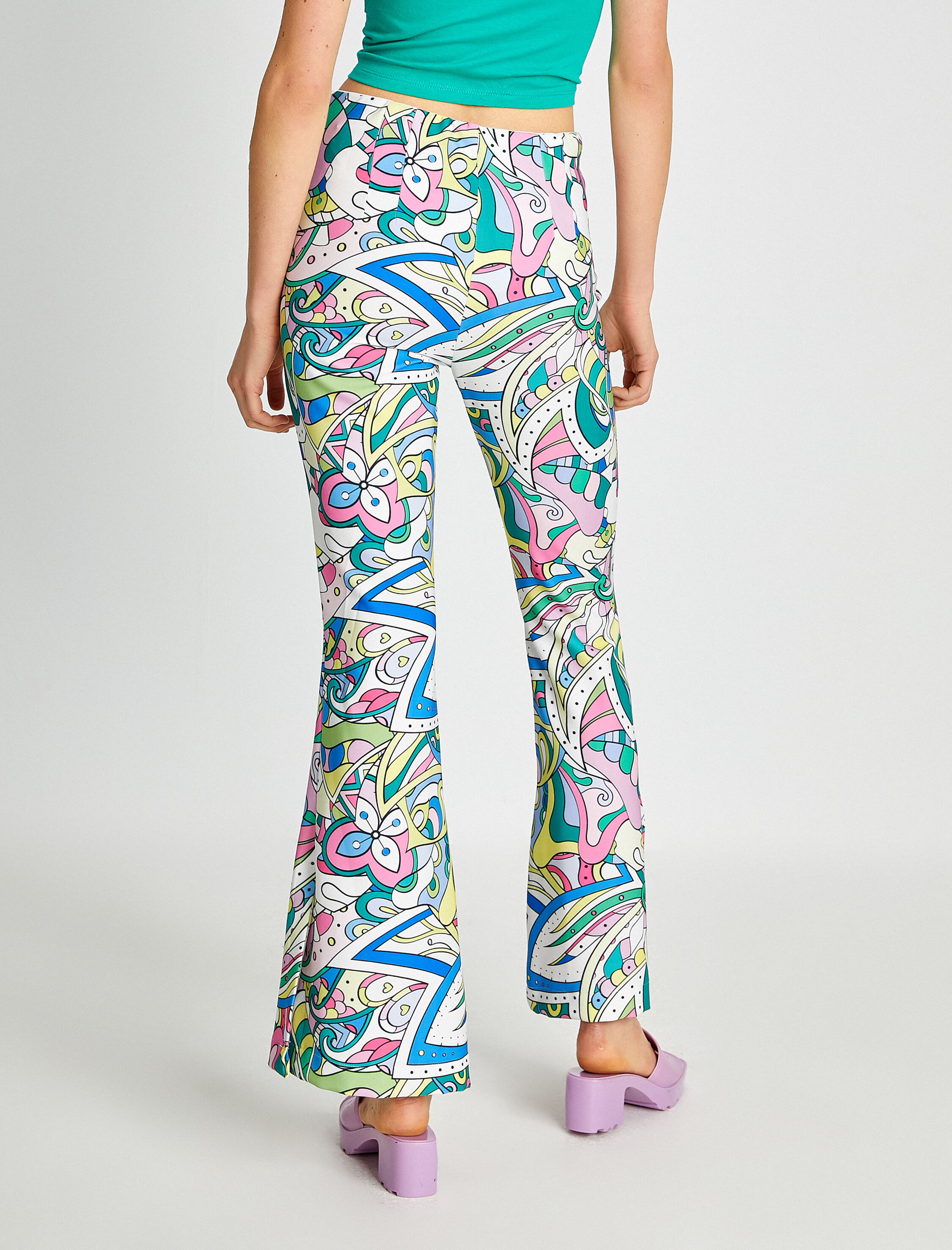   Yüksek Bel Geniş Paça Pantolon