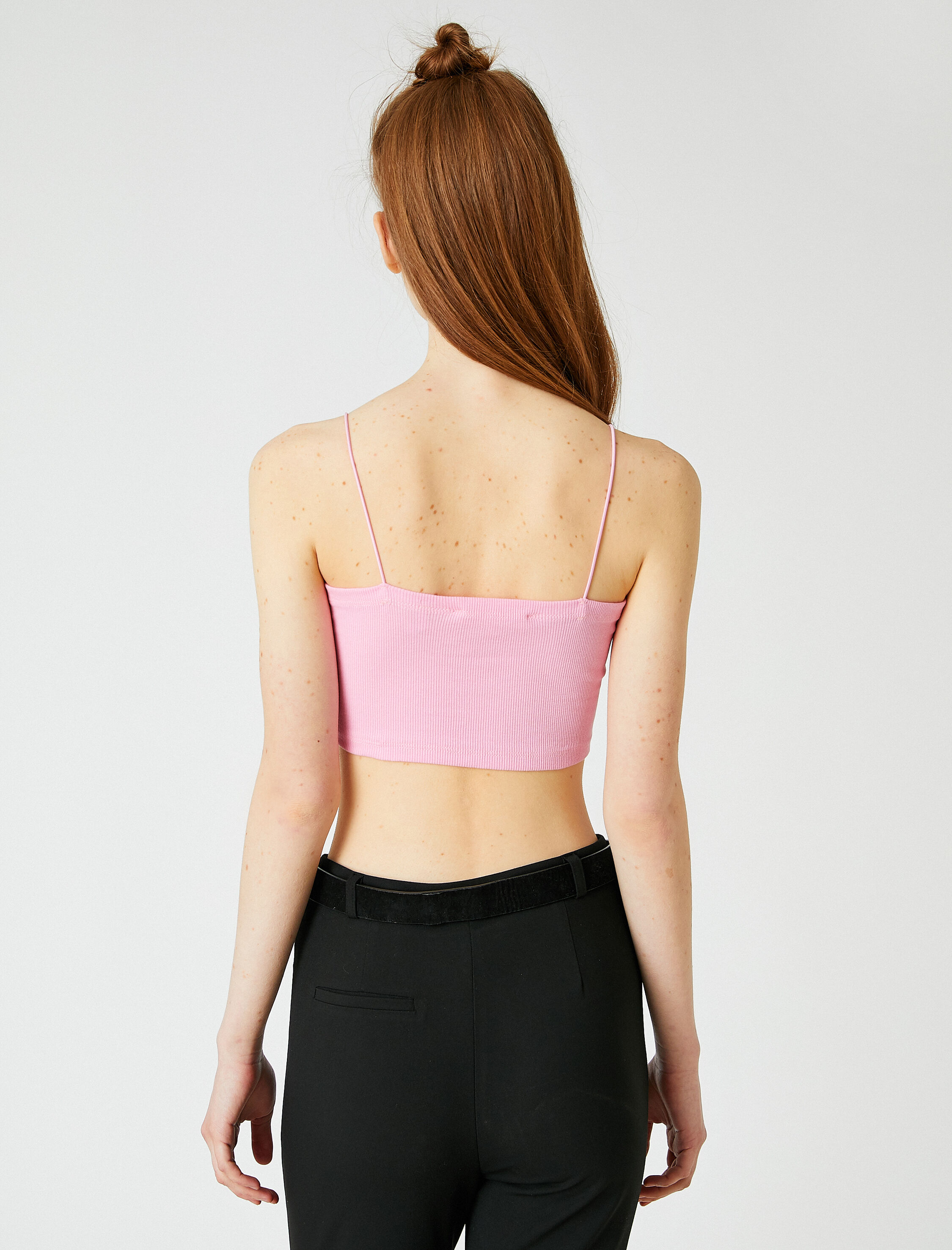   İnce Askılı Crop Atlet