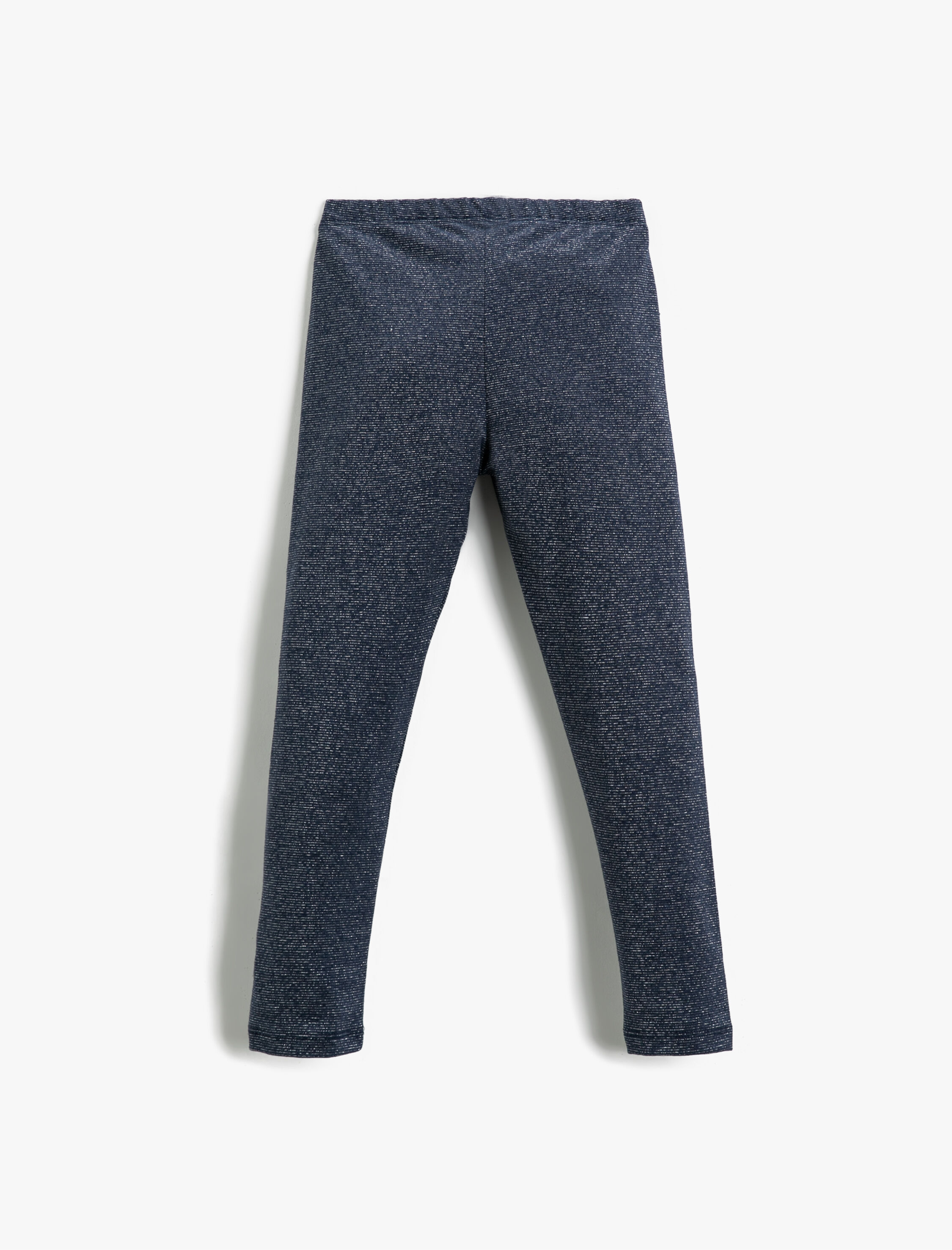  Kız Çocuk Simli Uzun Tayt