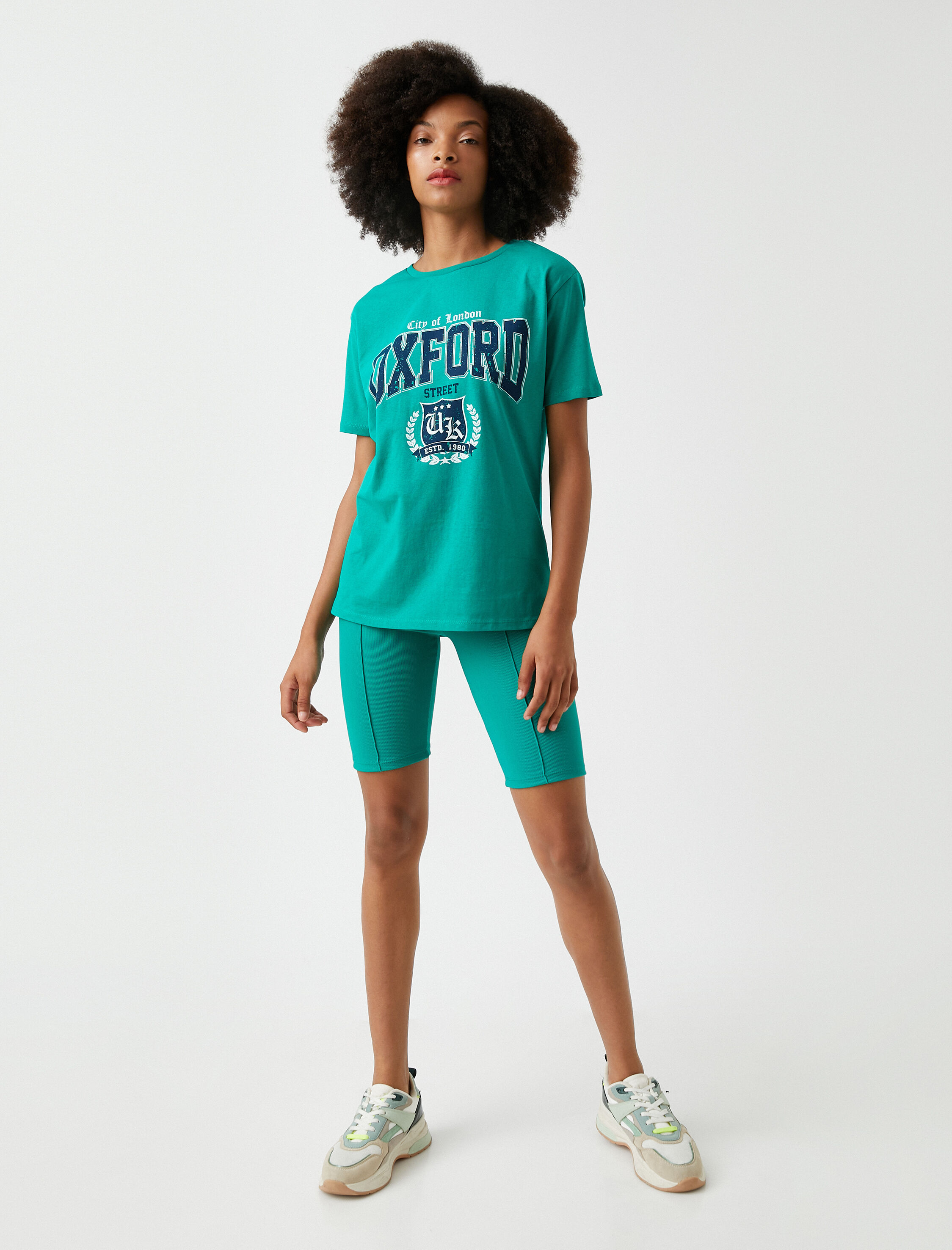   Baskılı Kısa Kollu Tişört