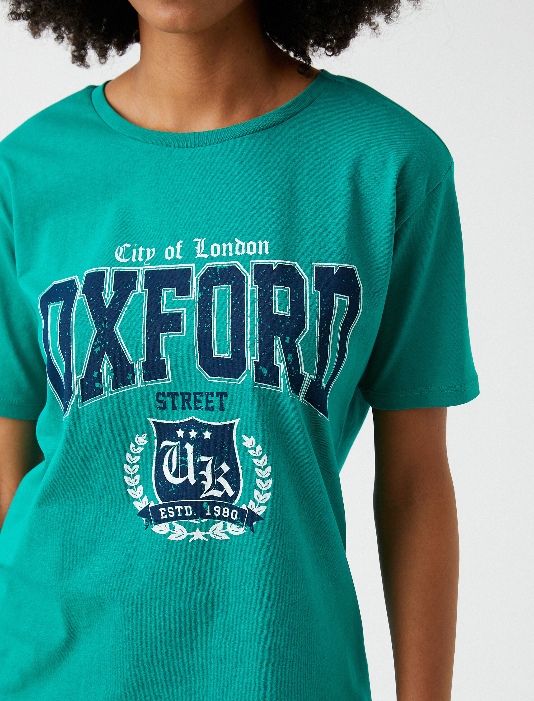   Baskılı Kısa Kollu Tişört