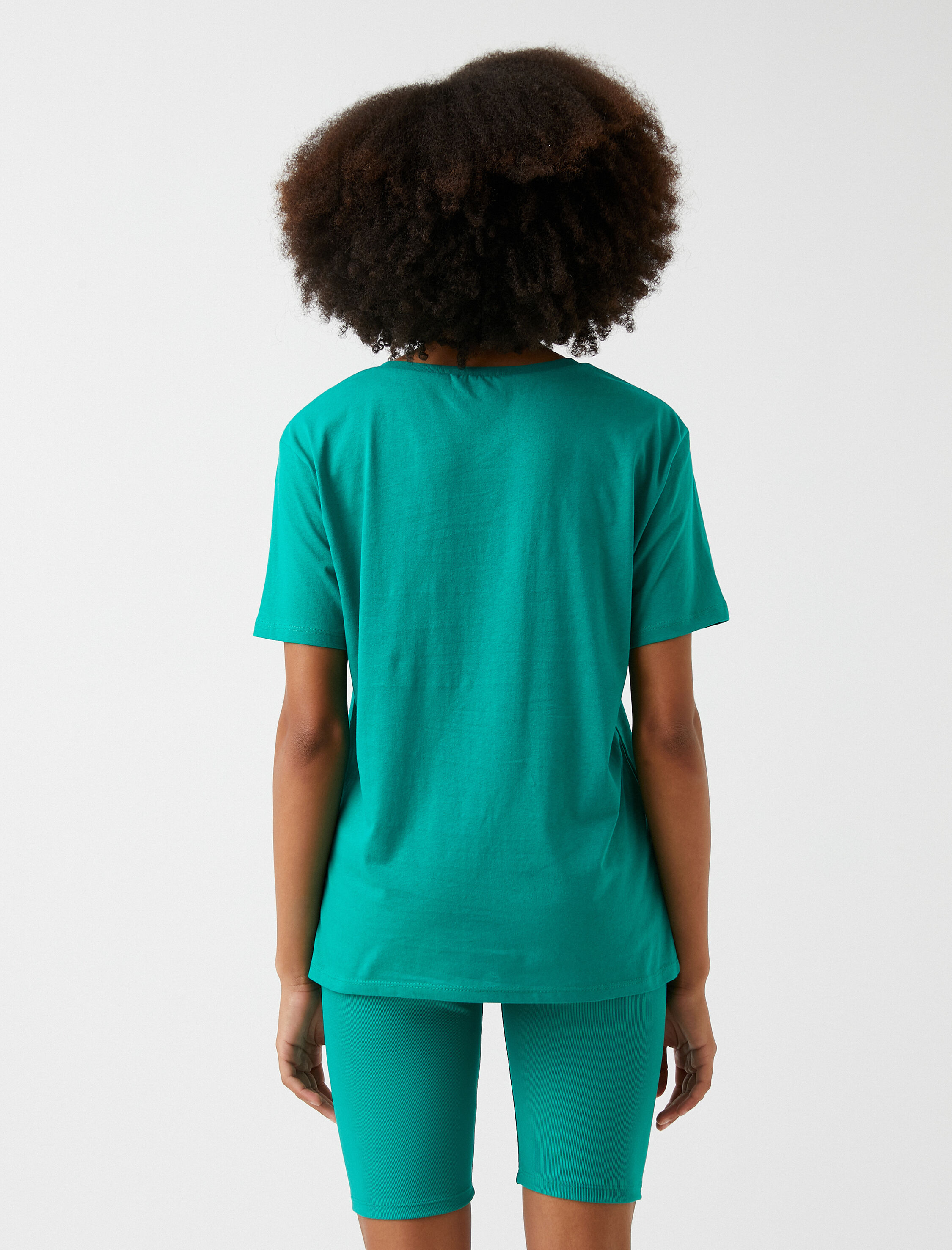   Baskılı Kısa Kollu Tişört