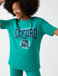 Baskılı Kısa Kollu Tişört