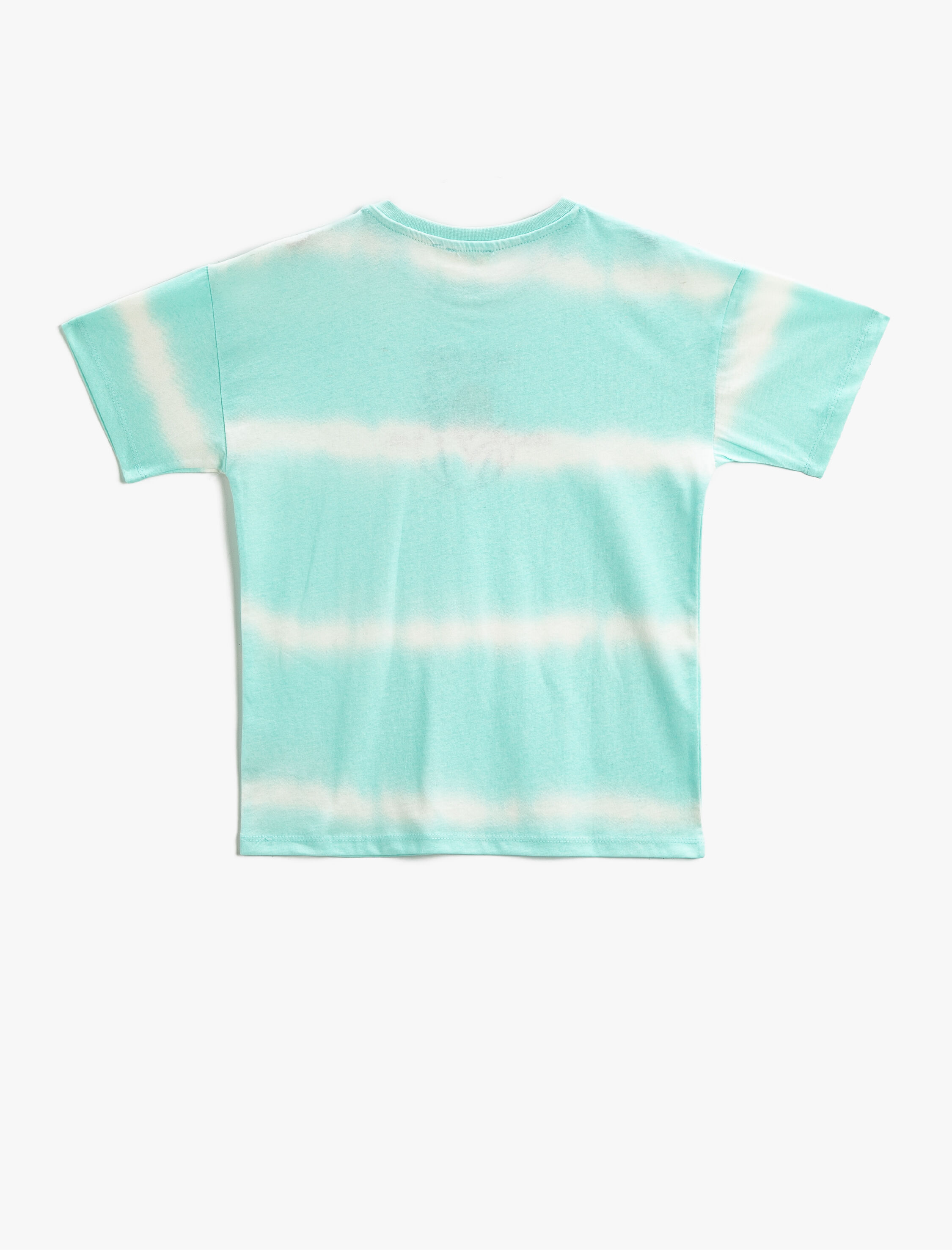  Erkek Çocuk Batik Desenli Tişört Kısa Kollu Pamuklu