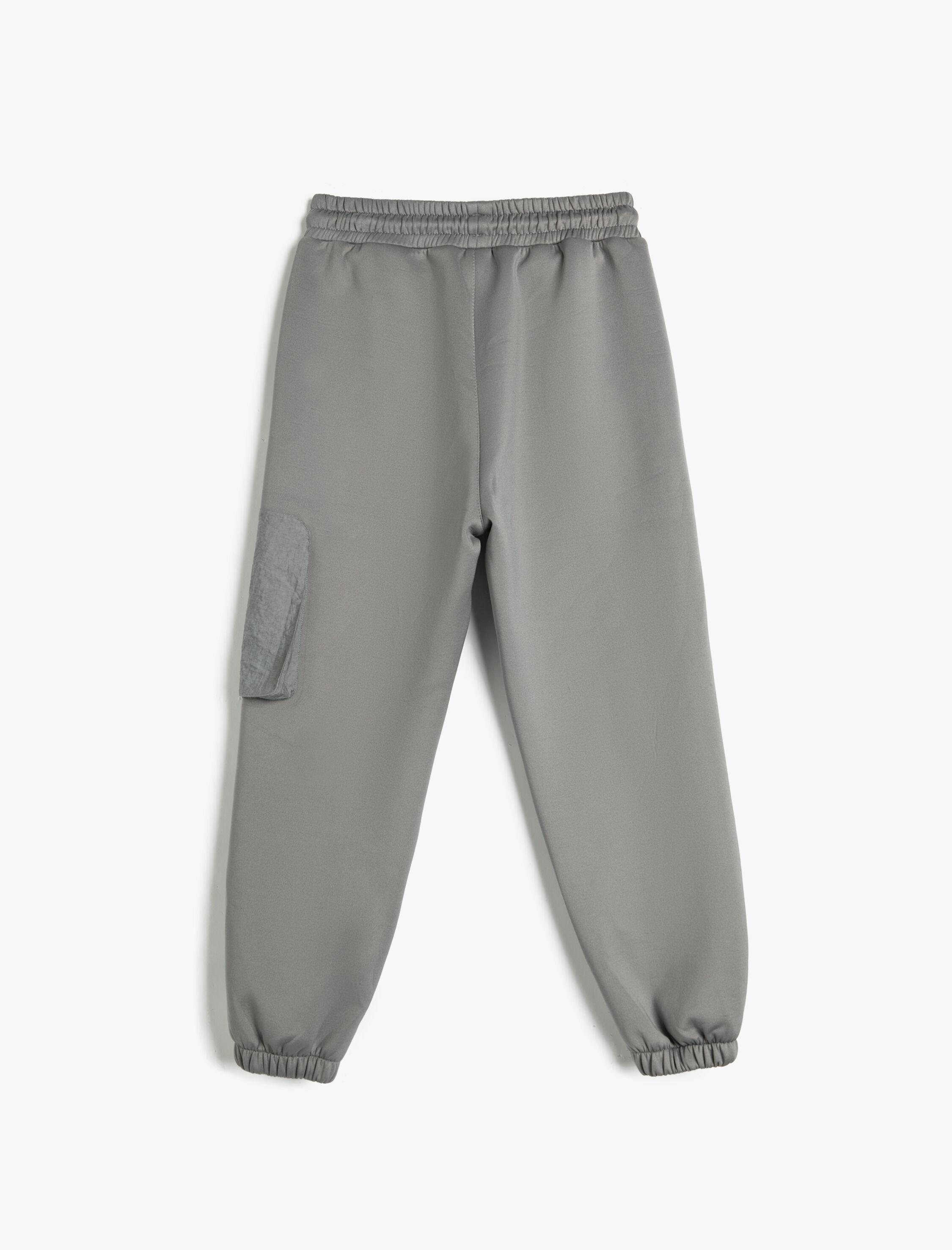  Erkek Çocuk Jogger Eşofman Altı Beli Bağlamalı Cepli Paraşüt Kumaş Detaylı